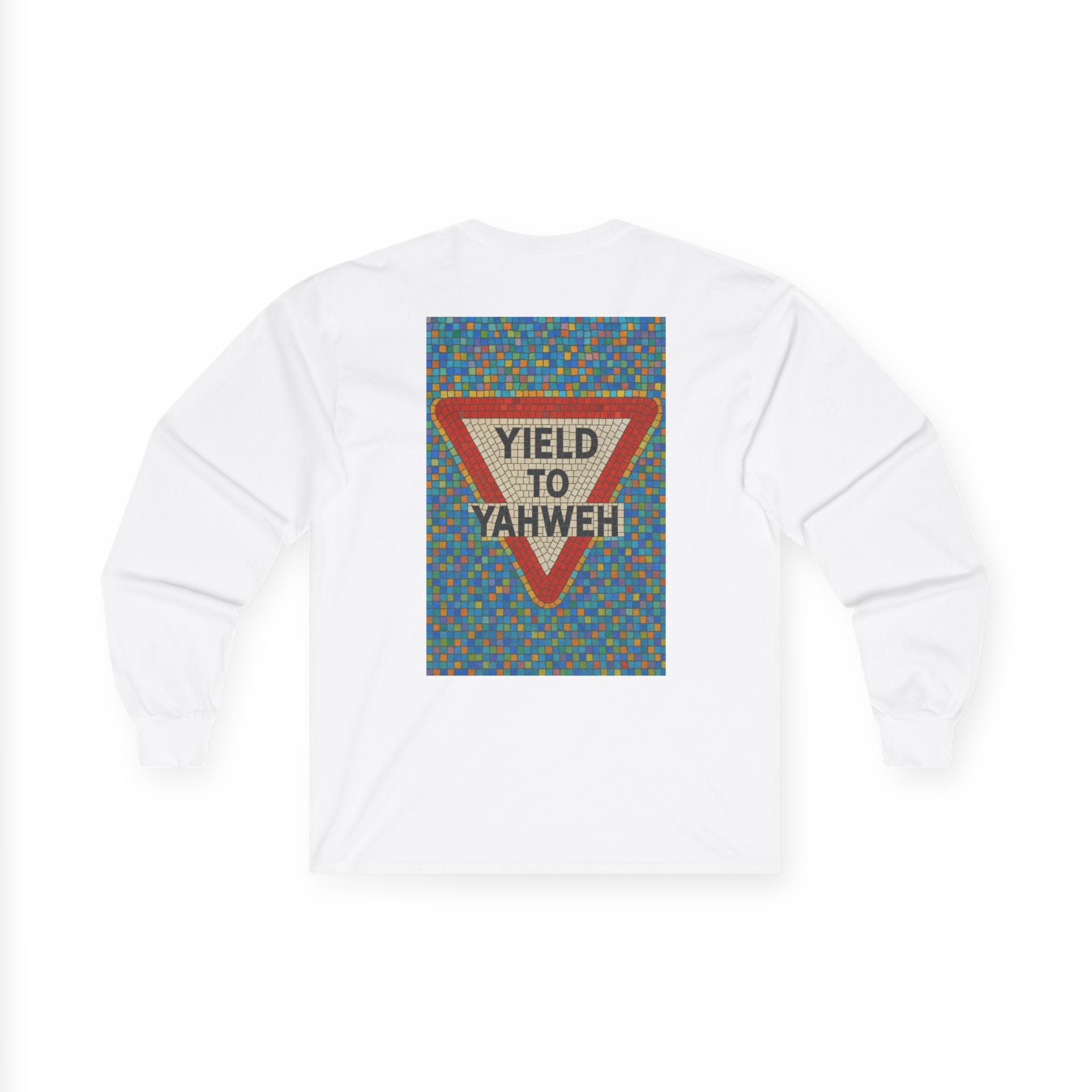 JKFstylez Long-sleeve Unisex Long Sleeve Tee, Yield to Yahweh T-Shirt, Faith-Based Apparel
