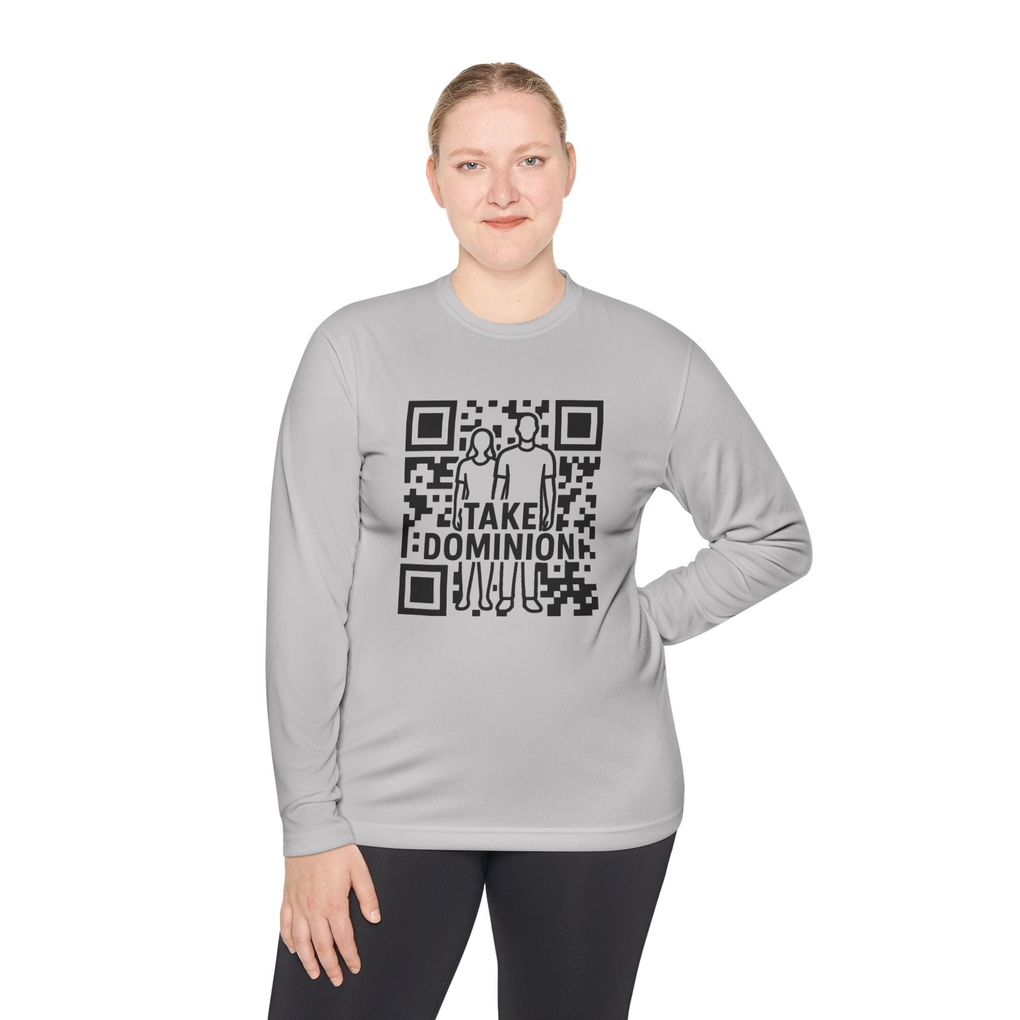 JKFstylez Long-sleeve Unisex QR Code Take Dominion Long Sleeve Tee