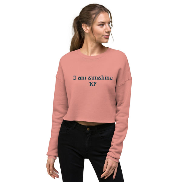 JKFstylez  Mauve / S Crop Sweatshirt