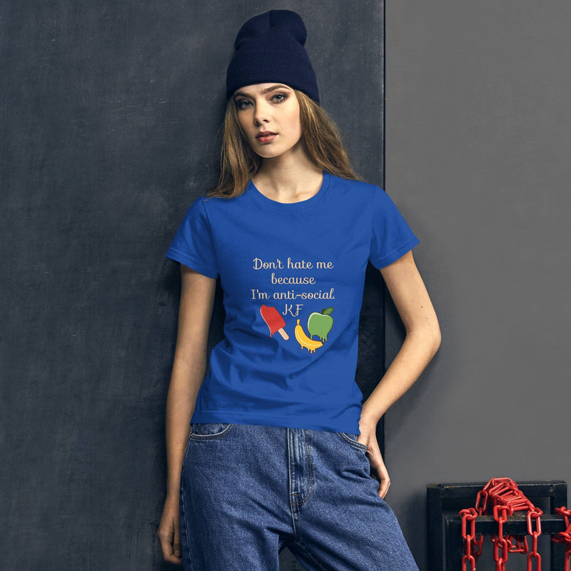 JKFstylez  Royal Blue / S Women's short sleeve t-shirt