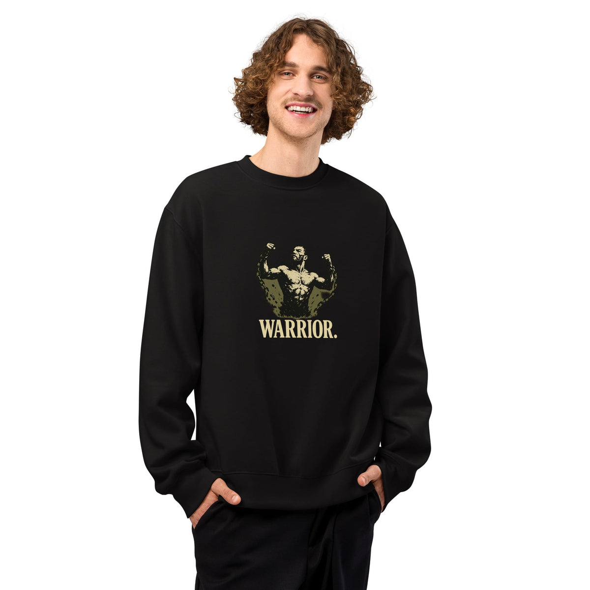 JKFstylez  S Warrior for God Oversized heavyweight sweatshirt