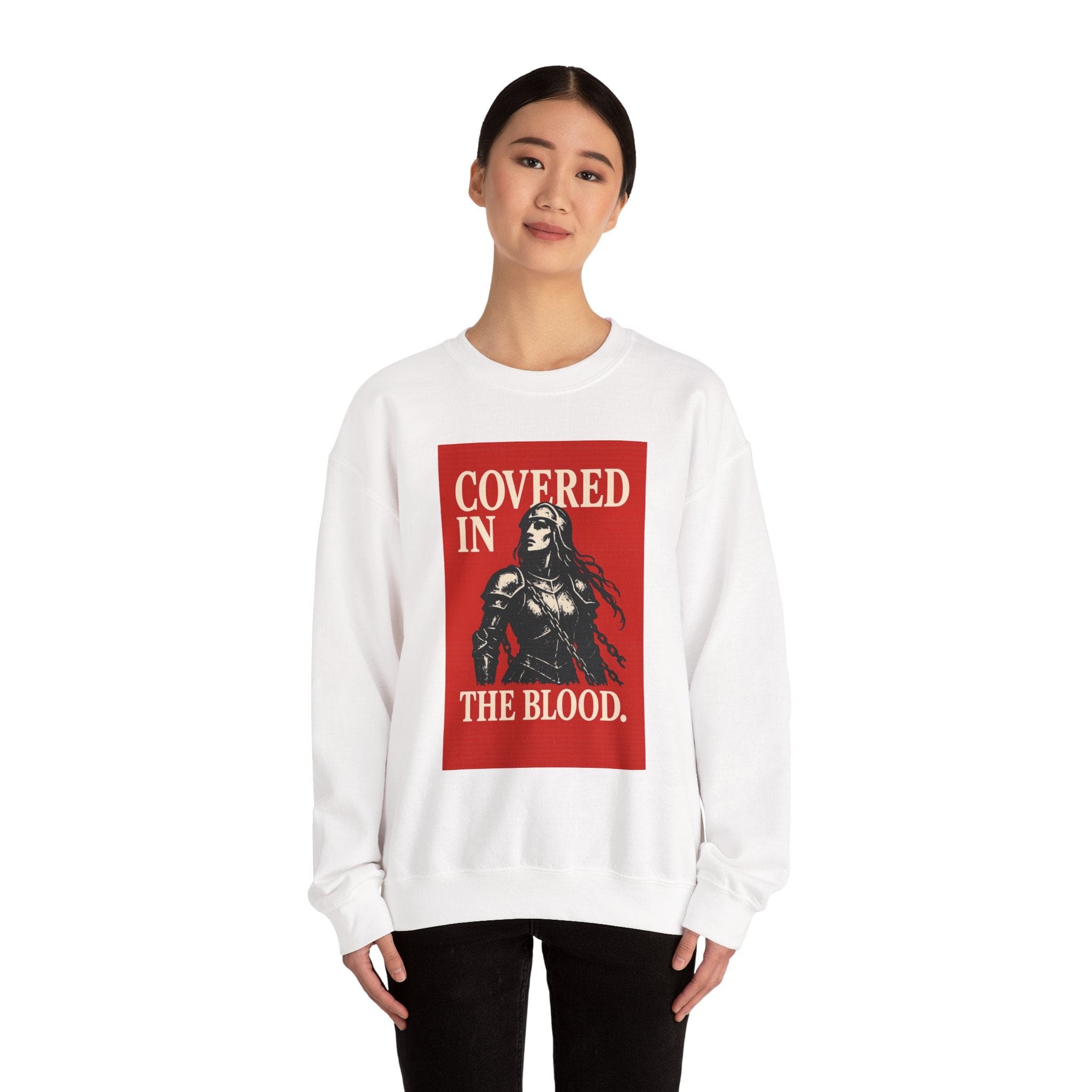 JKFstylez Sweatshirt Covered in the Blood Graphic Sweatshirt
