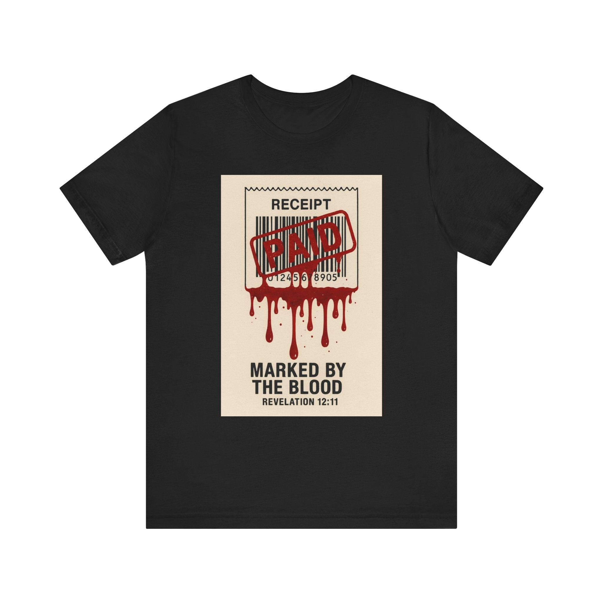 JKFstylez T-Shirt Black / XS Unisex Marked By The Blood Revelation Tee