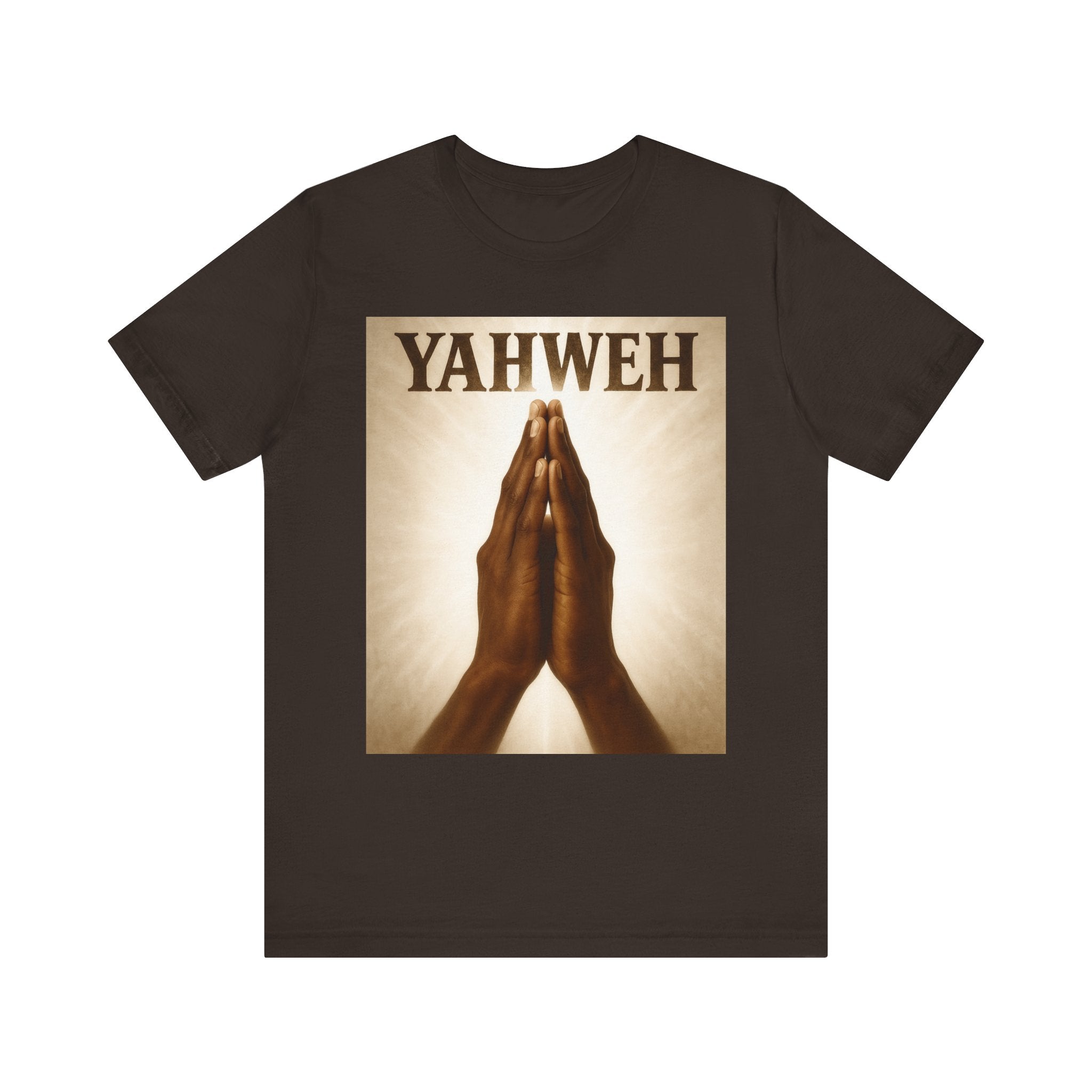 JKFstylez T-Shirt Brown / S UniseX Faith Inspired Yahweh Tee,
