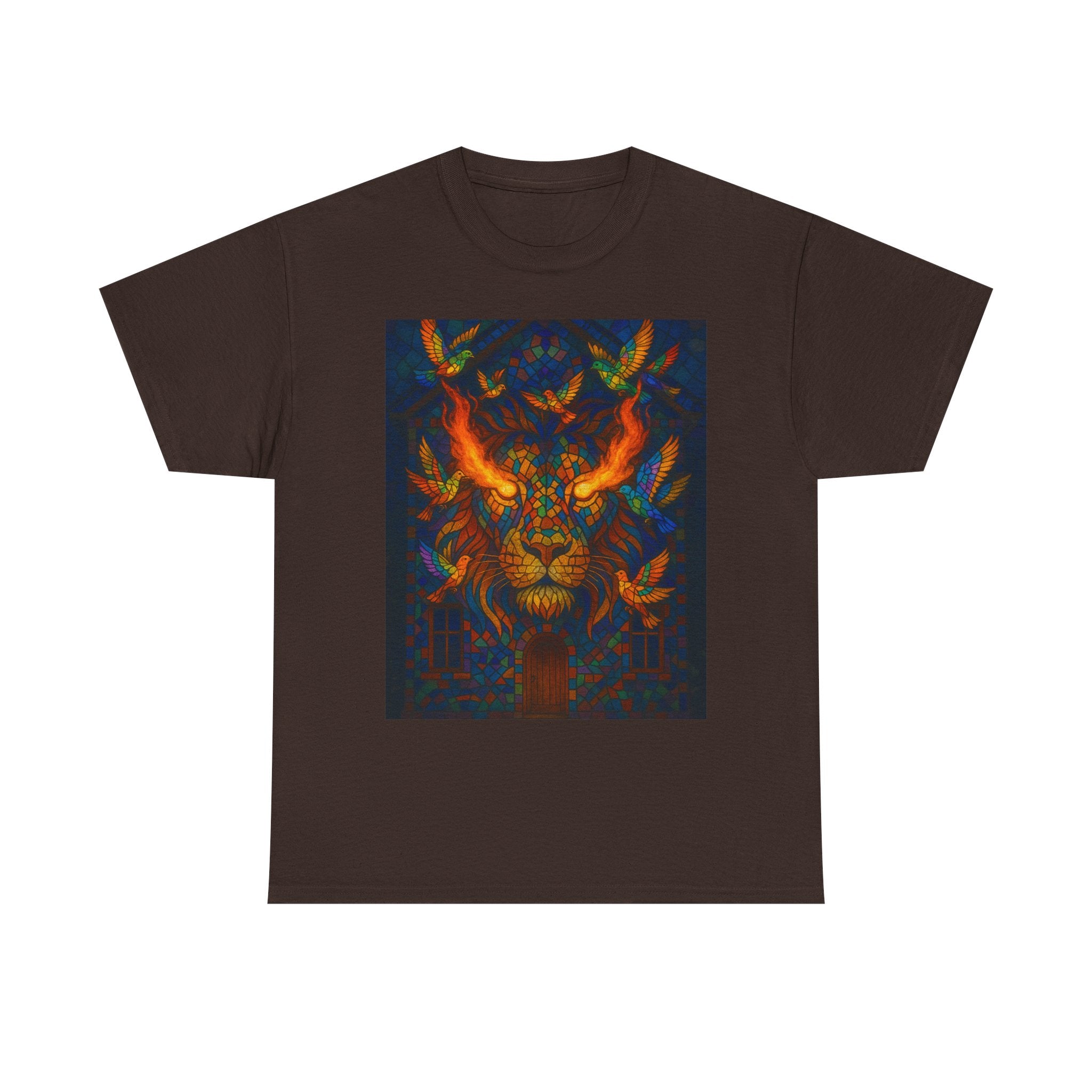 JKFstylez T-Shirt Dark Chocolate / S Unisex Lion Graphic Tee