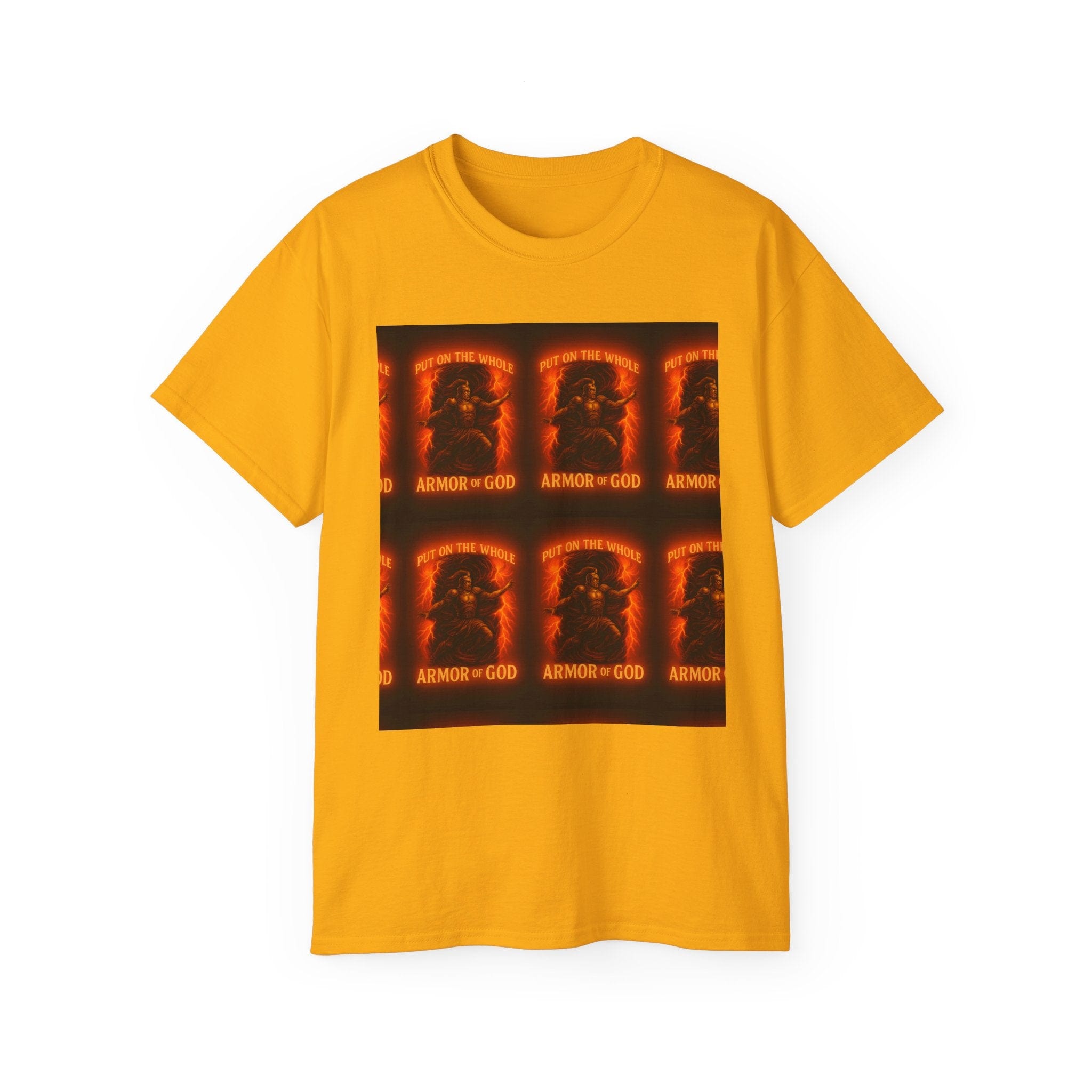 JKFstylez T-Shirt Gold / S Spiritual Armor Graphic Tee | Unisex Cotton T-Shirt