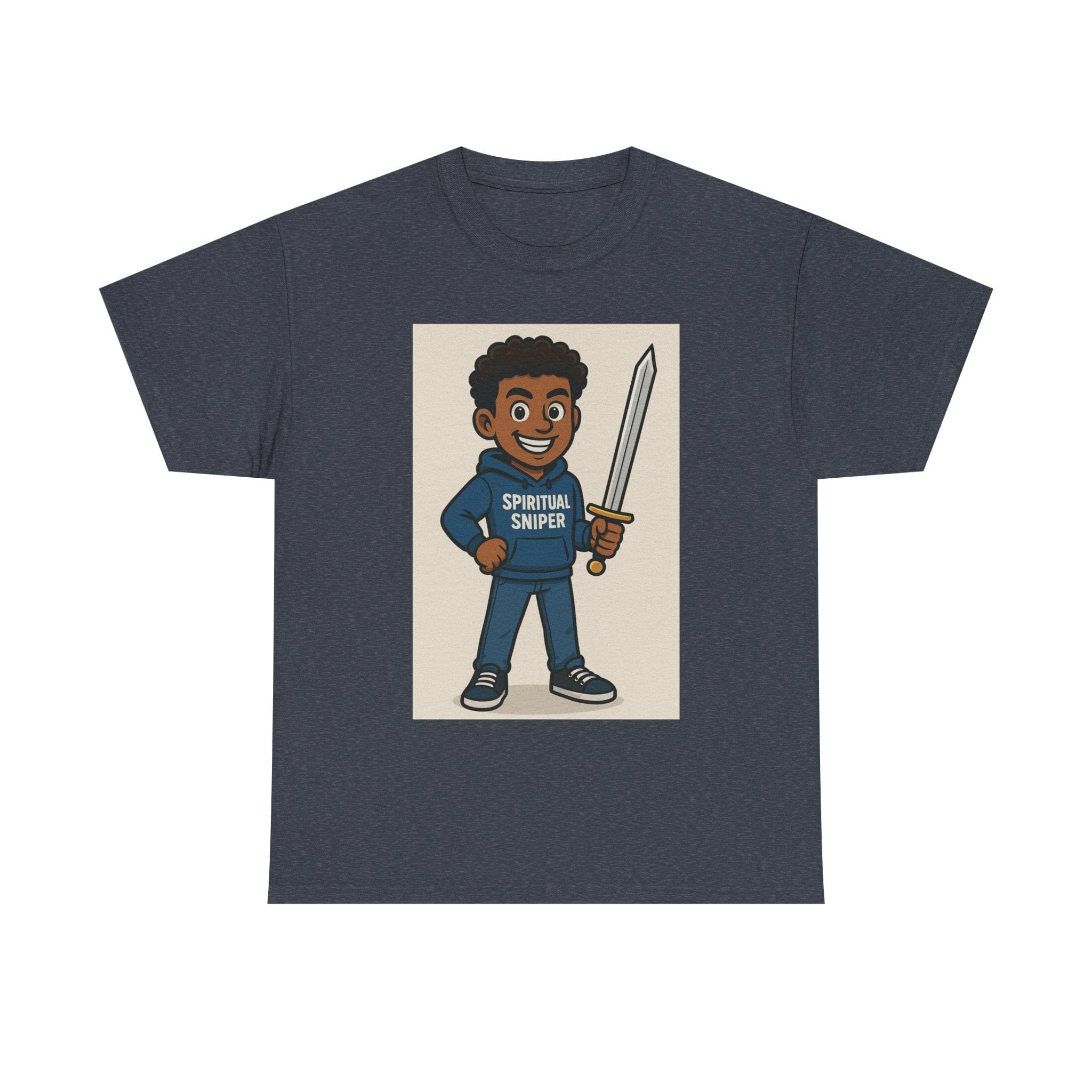 JKFstylez T-Shirt Heather Navy / S Unisex Spiritual Sniper Shirt
