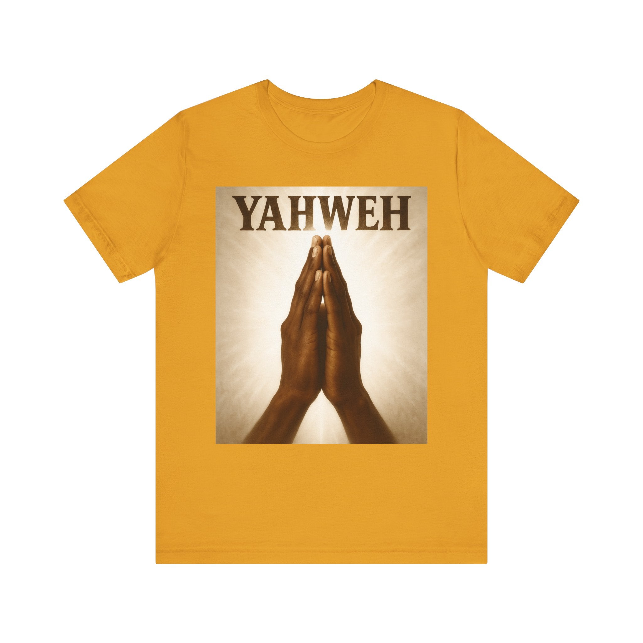 JKFstylez T-Shirt Mustard / L UniseX Faith Inspired Yahweh Tee,