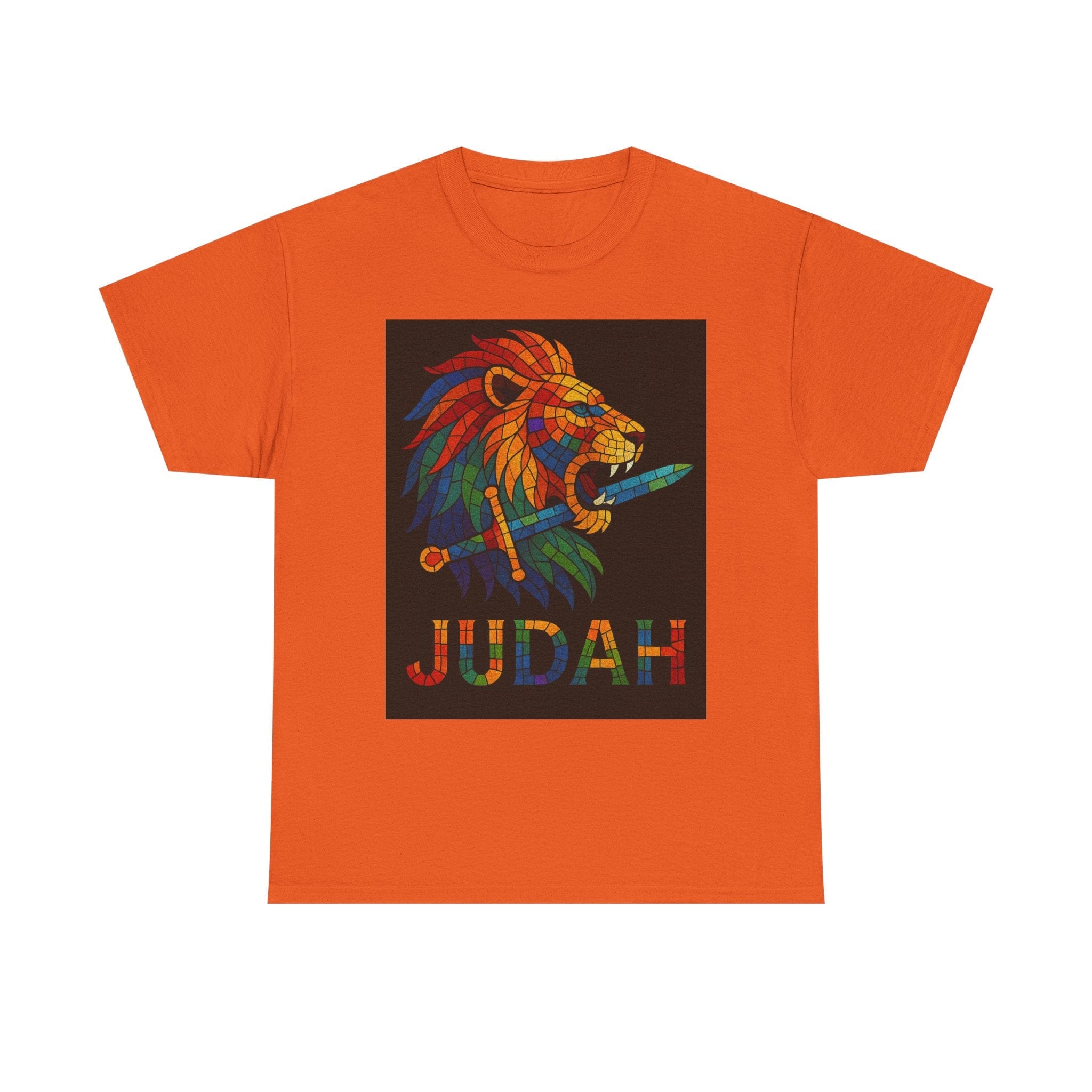 JKFstylez T-Shirt Orange / S Unisex Judah Graphic Short Sleeve Tee
