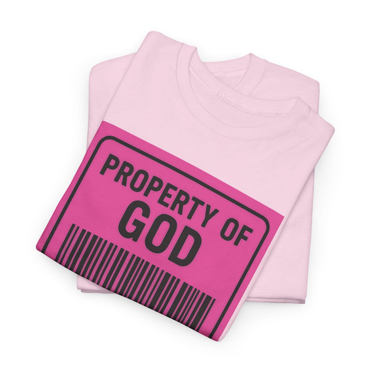 JKFstylez T-Shirt Property of God Isaiah 43:1 Christian T-Shirt