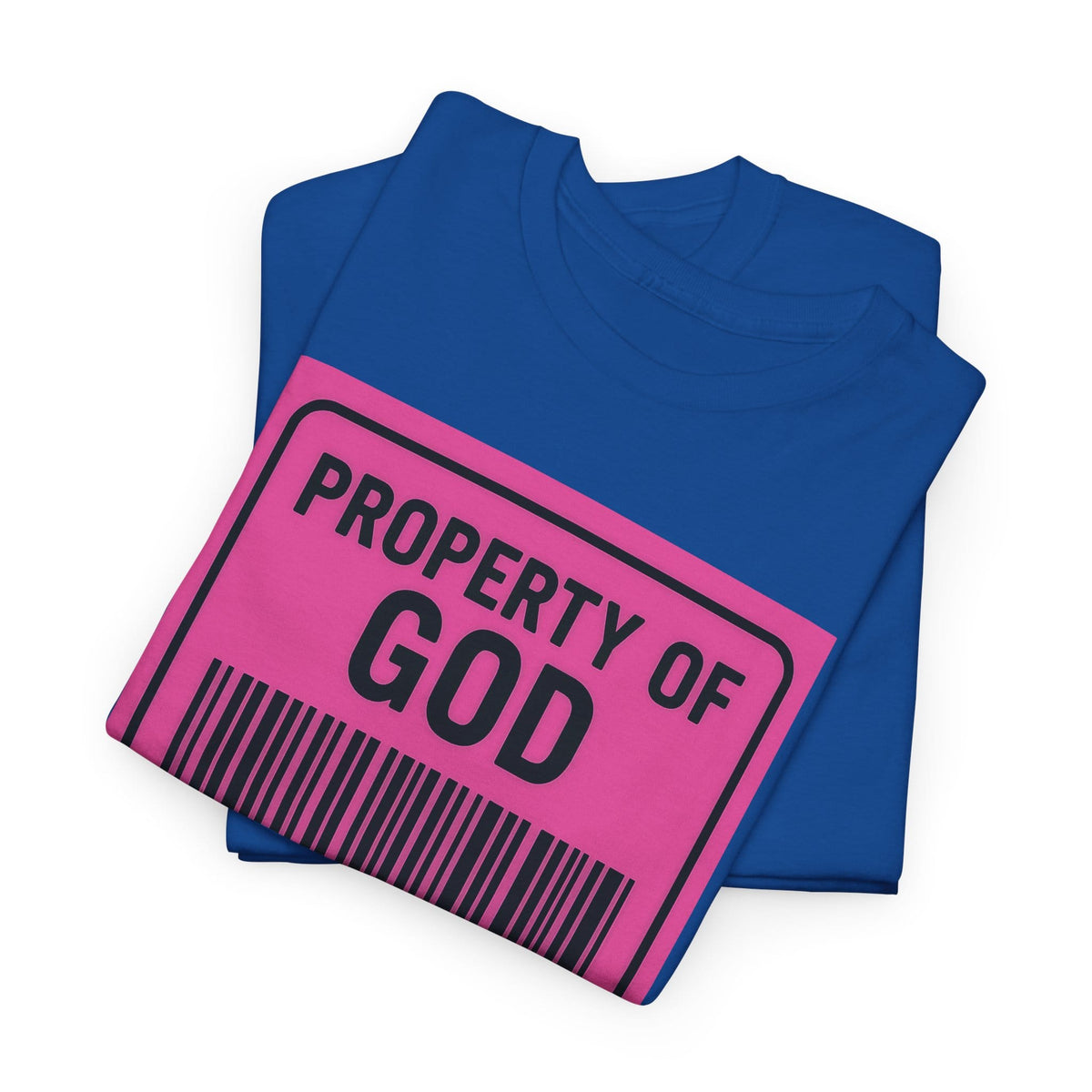 JKFstylez T-Shirt Property of God Isaiah 43:1 Christian T-Shirt