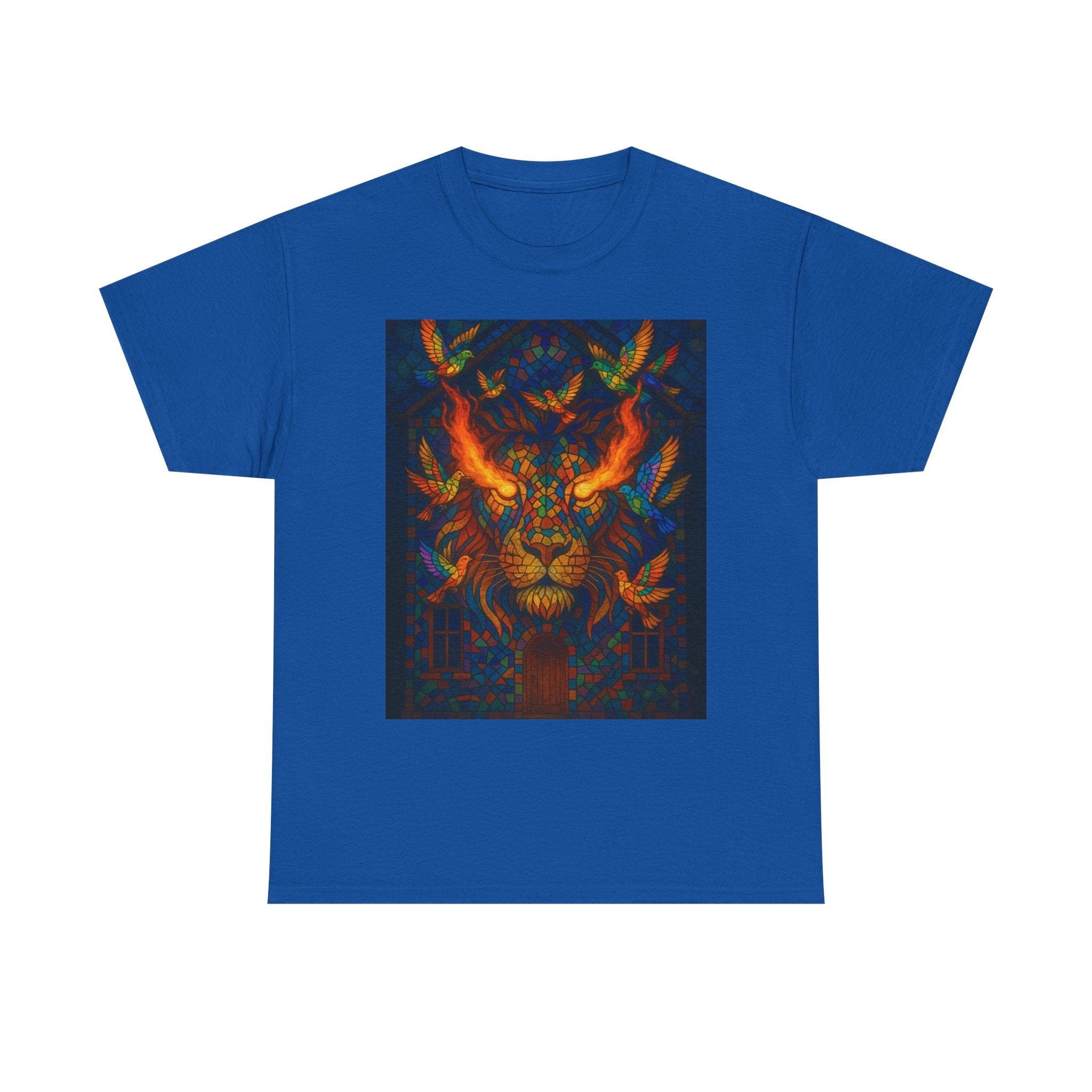 JKFstylez T-Shirt Royal / S Unisex Lion Graphic Tee