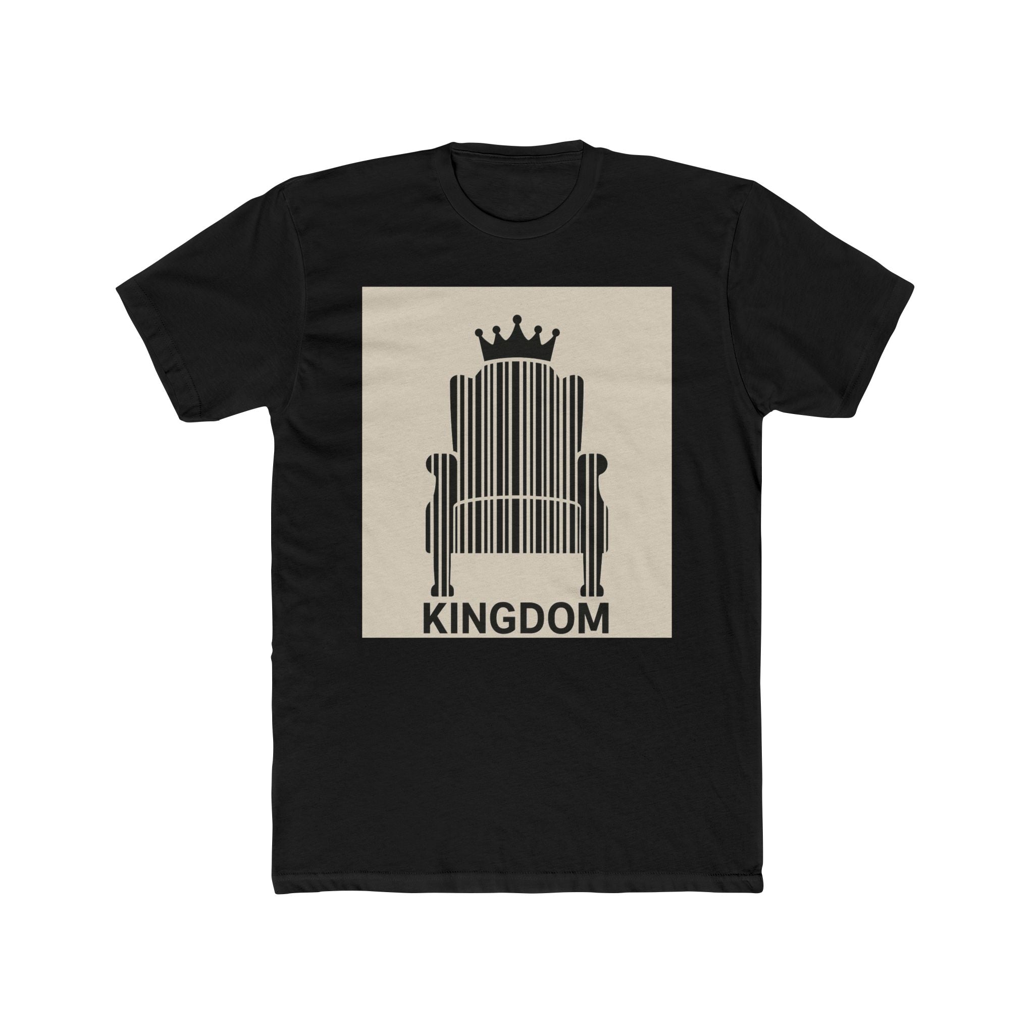 JKFstylez T-Shirt Solid Black / XS Unisex Kingdom Cotton Crew T