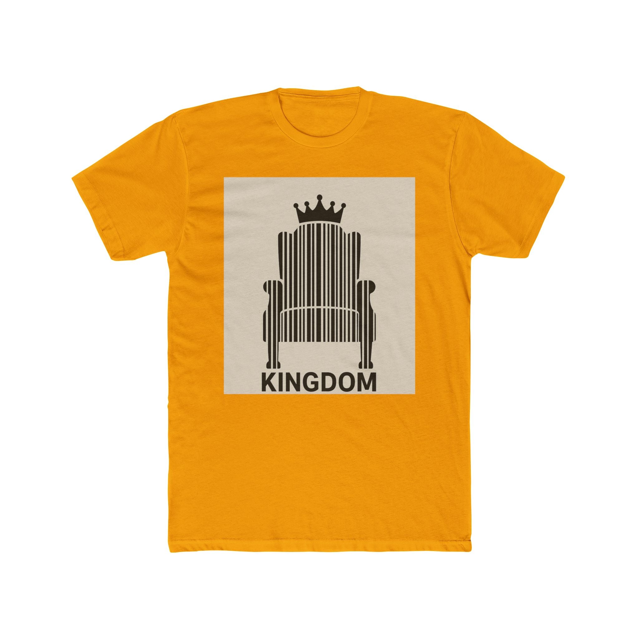 JKFstylez T-Shirt Solid Gold / S Unisex Kingdom Cotton Crew T