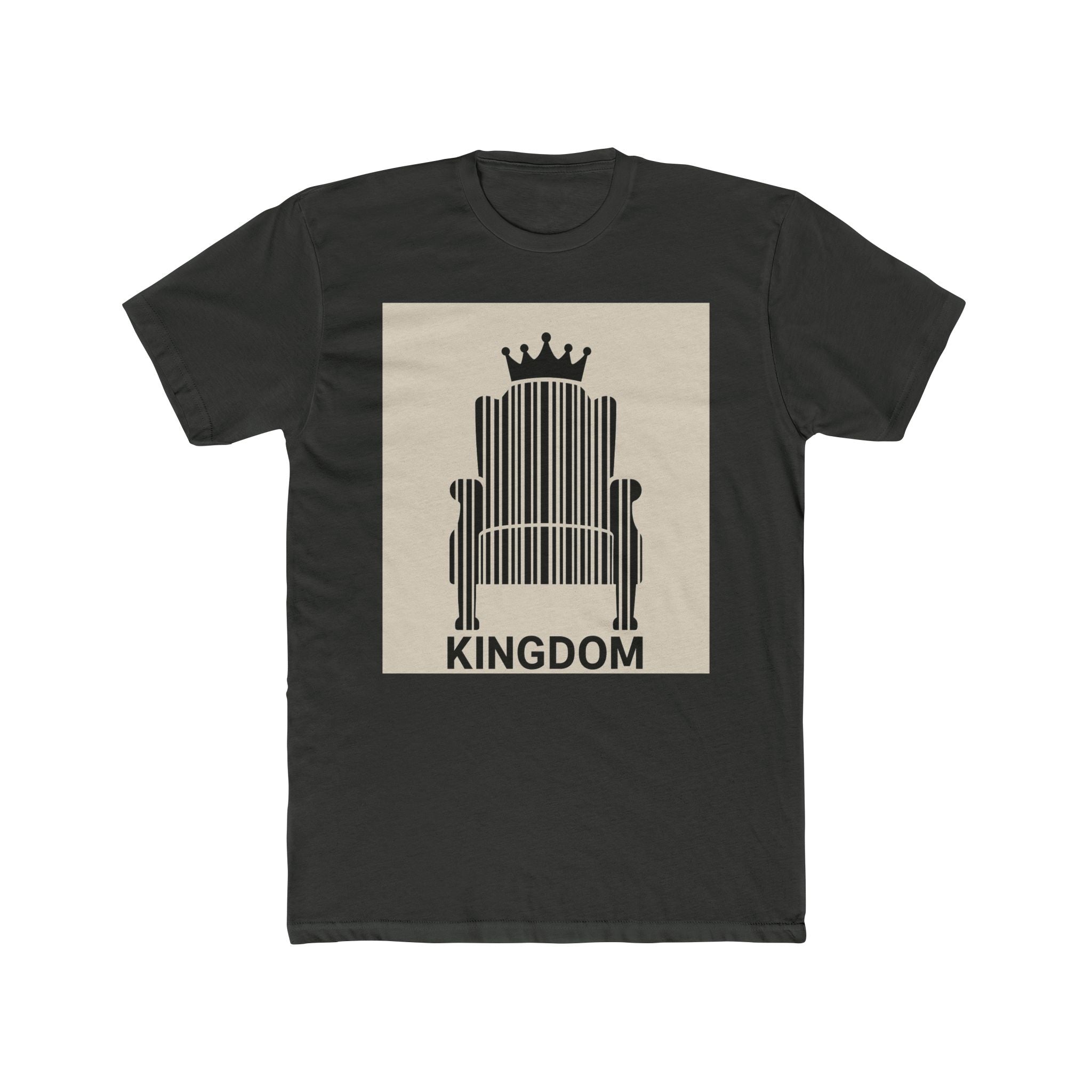 JKFstylez T-Shirt Solid Heavy Metal / XS Unisex Kingdom Cotton Crew T
