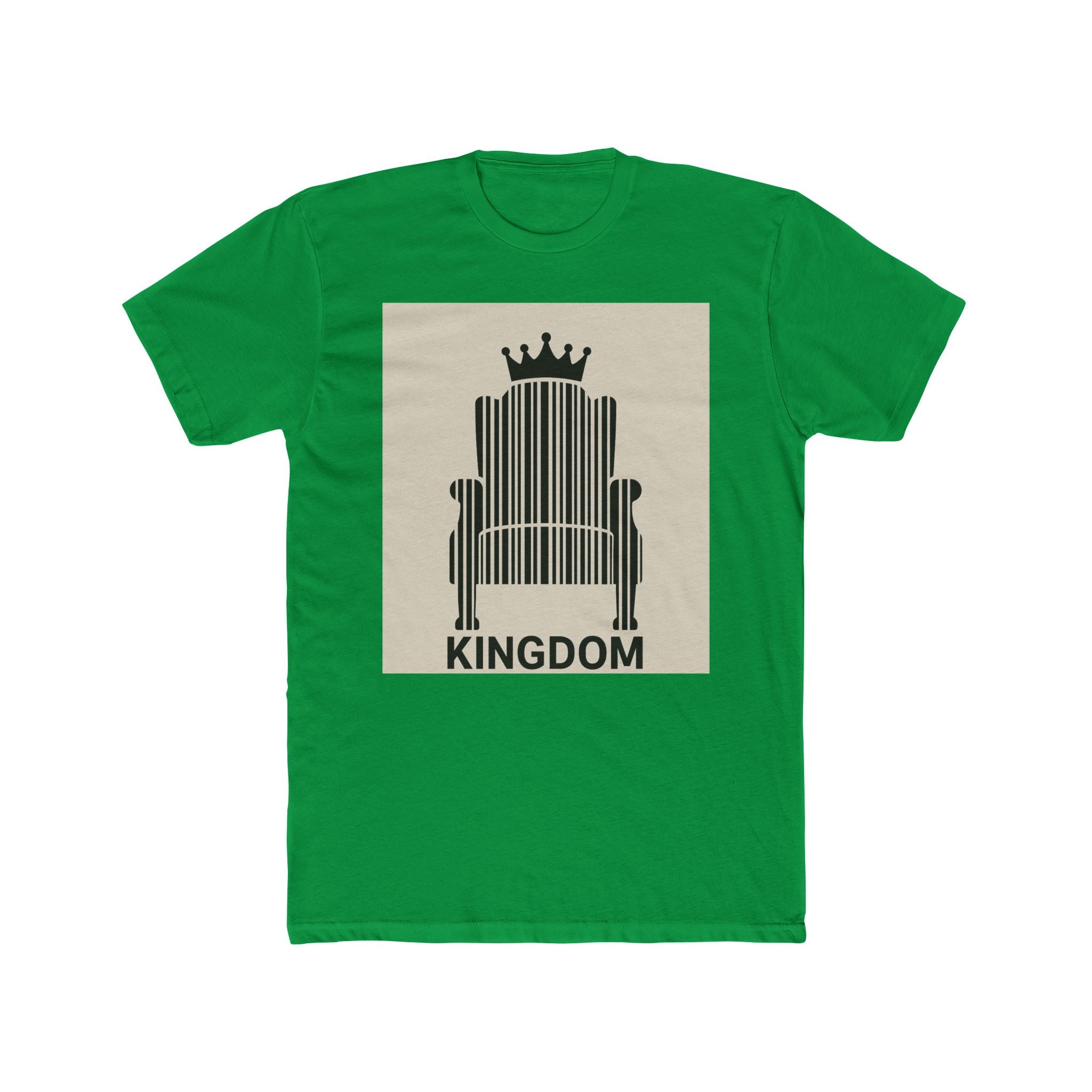 JKFstylez T-Shirt Solid Kelly Green / S Unisex Kingdom Cotton Crew T