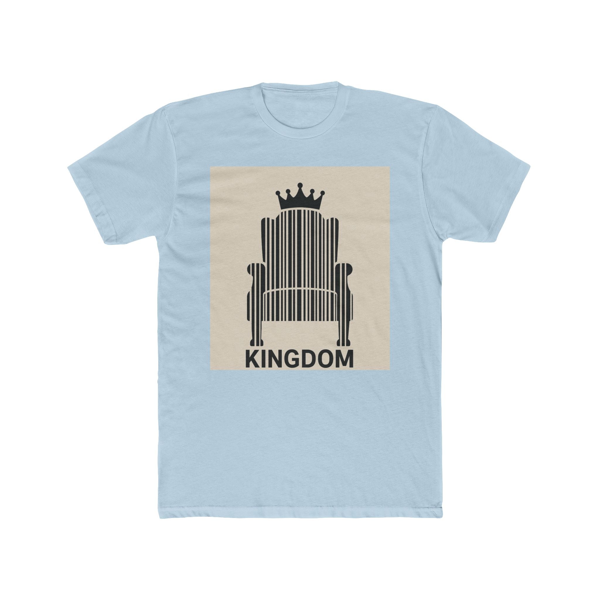 JKFstylez T-Shirt Solid Light Blue / S Unisex Kingdom Cotton Crew T