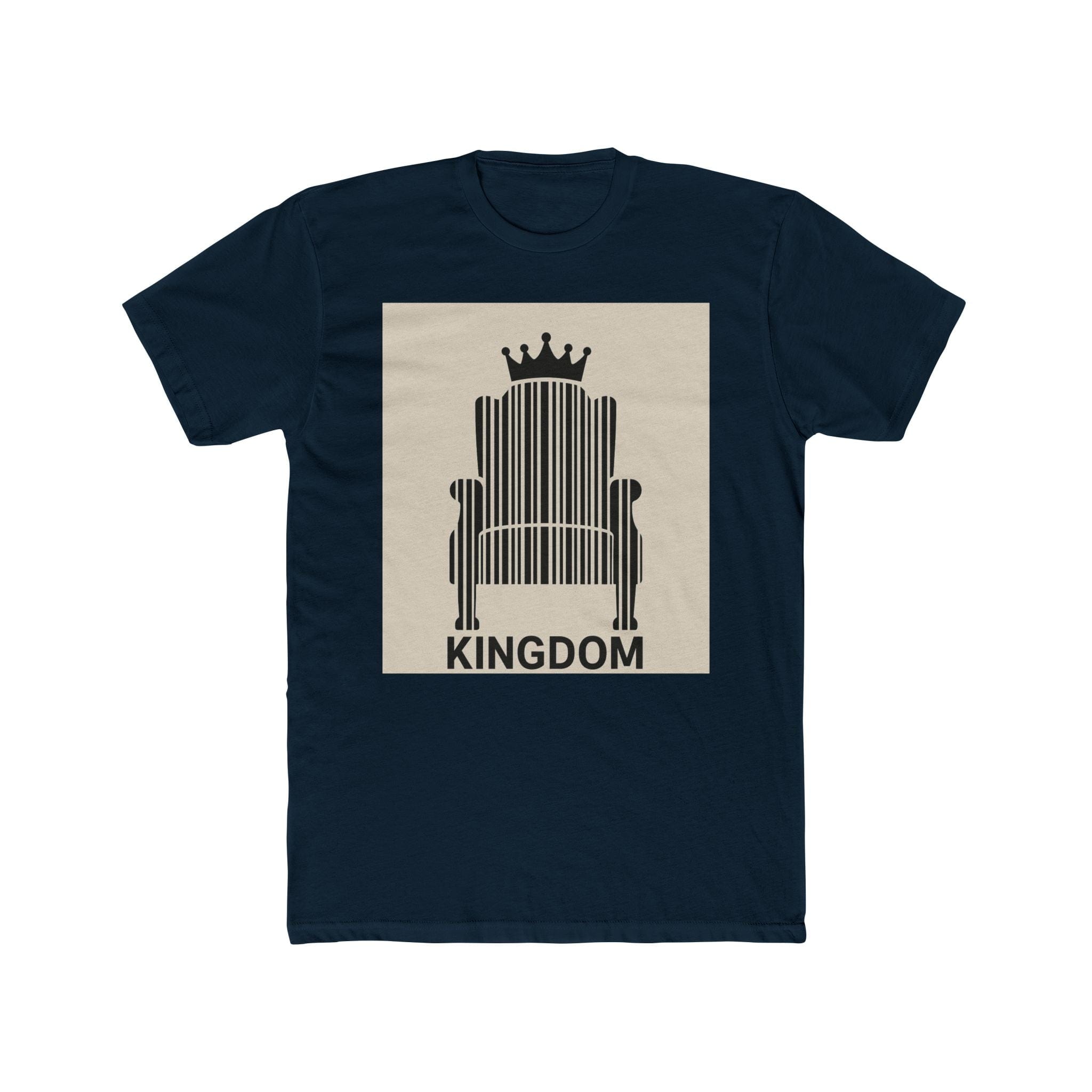 JKFstylez T-Shirt Solid Midnight Navy / XS Unisex Kingdom Cotton Crew T