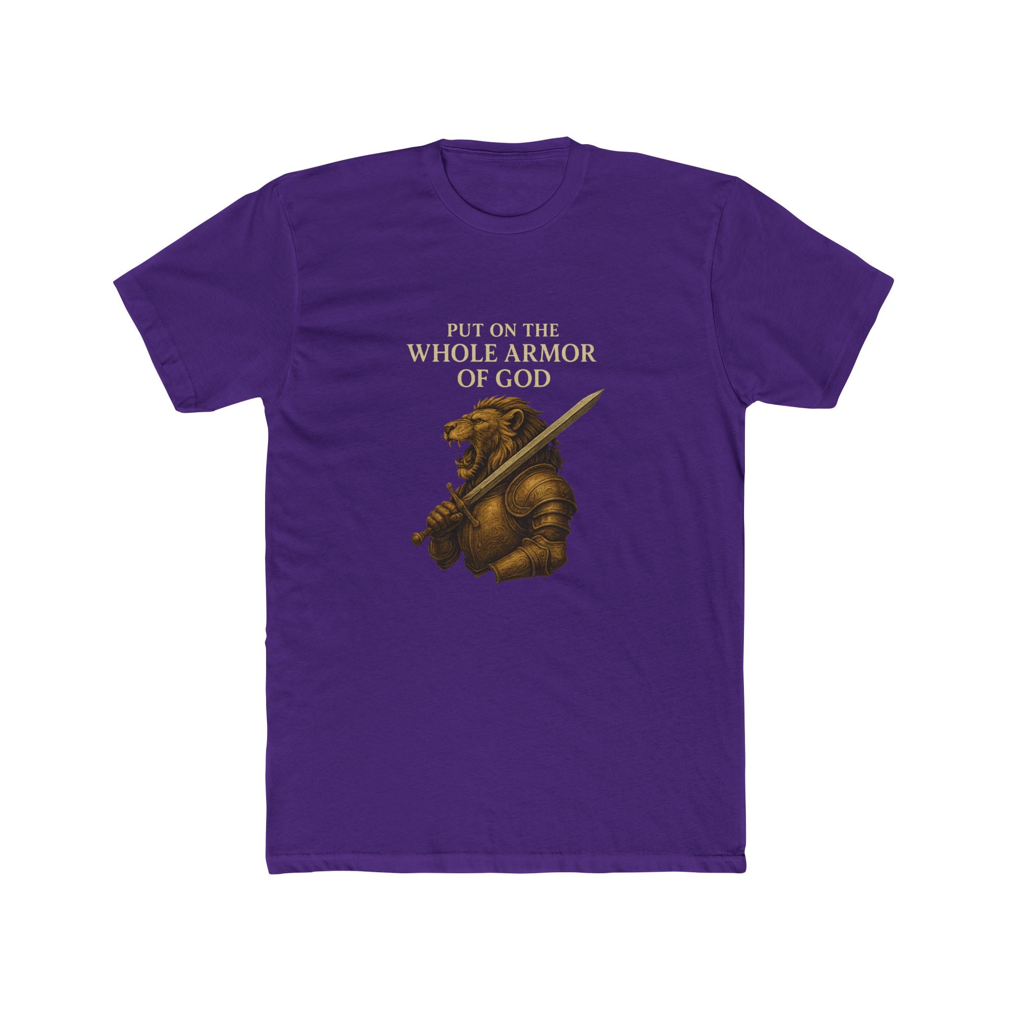 JKFstylez T-Shirt Solid Purple Rush / S Unisex Whole Armor  Crew Shirt,