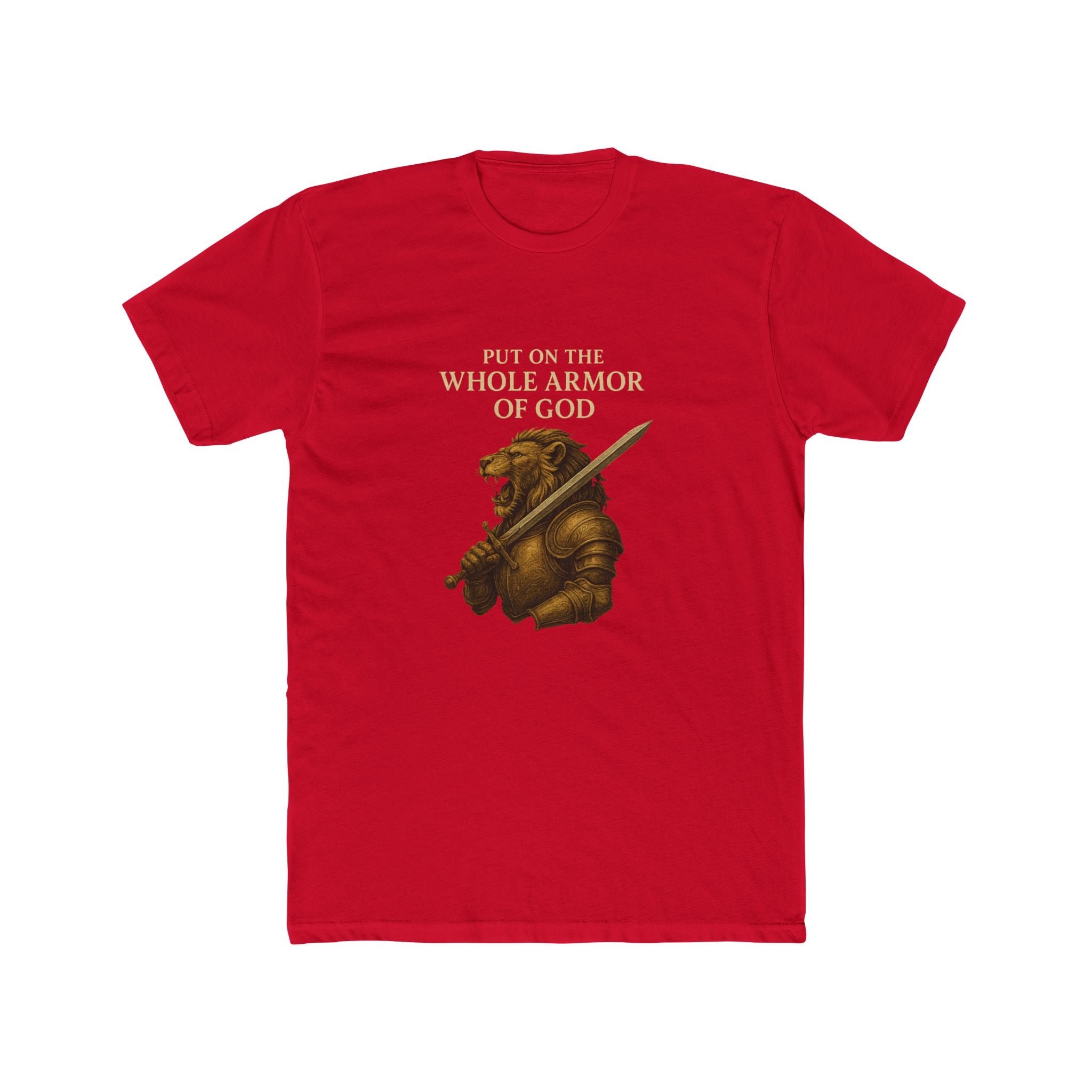 JKFstylez T-Shirt Solid Red / XS Unisex Whole Armor  Crew Shirt,