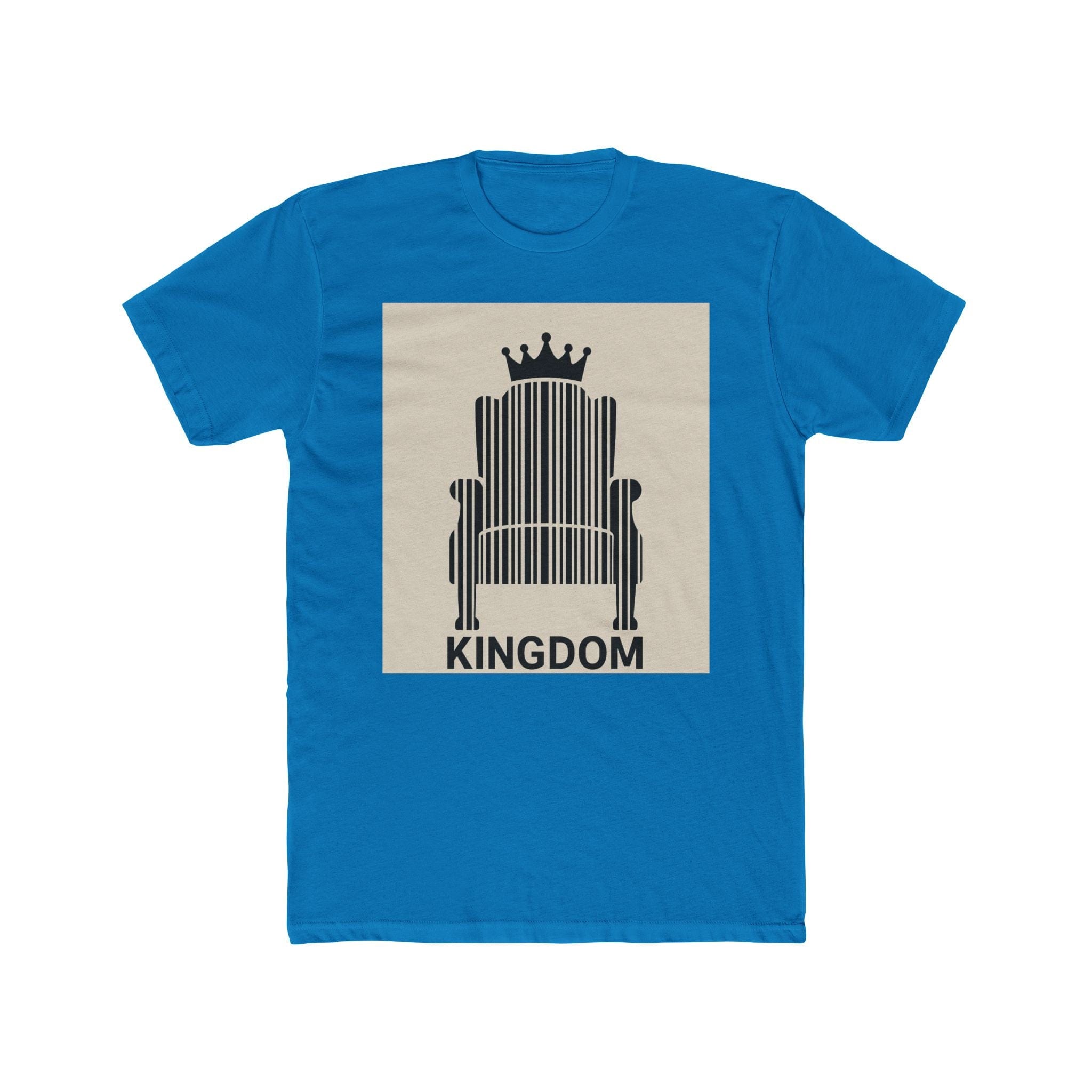 JKFstylez T-Shirt Solid Turquoise / S Unisex Kingdom Cotton Crew T