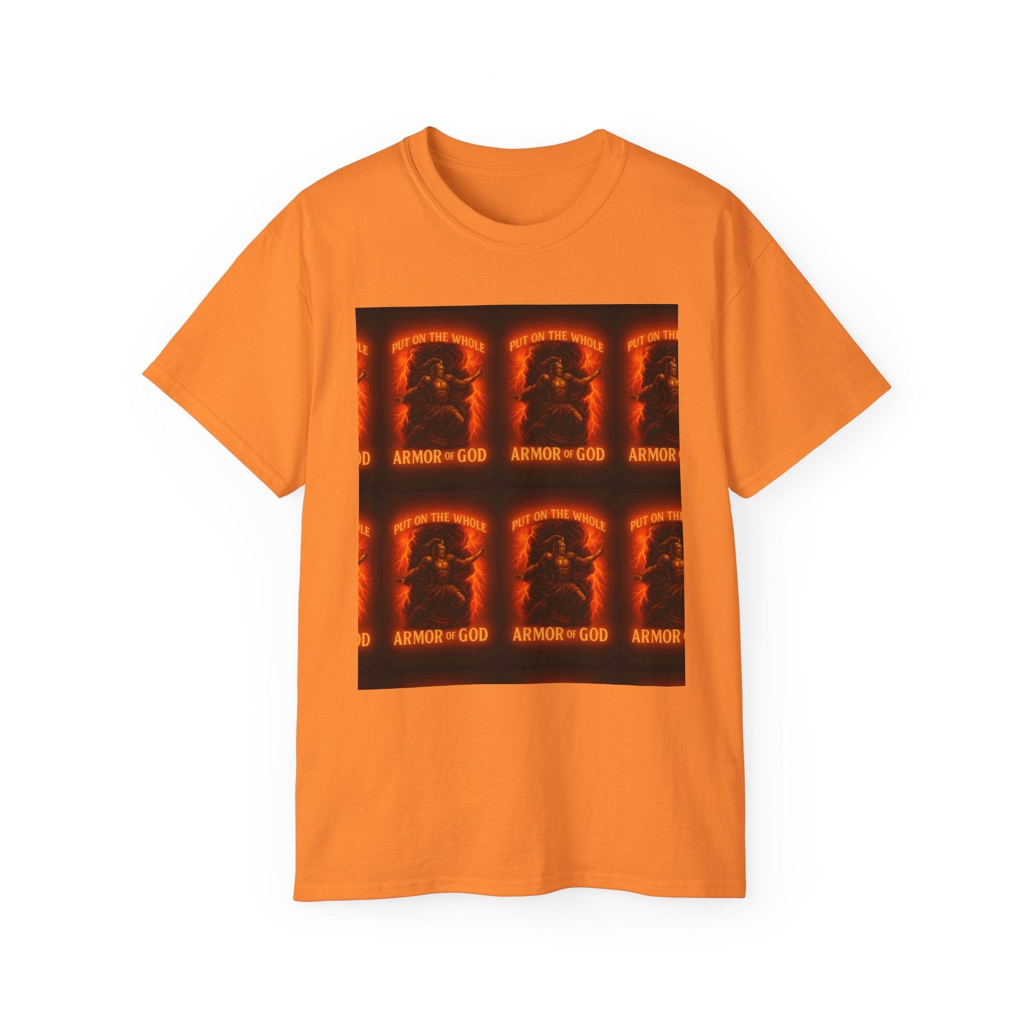JKFstylez T-Shirt Tangerine / S Spiritual Armor Graphic Tee | Unisex Cotton T-Shirt