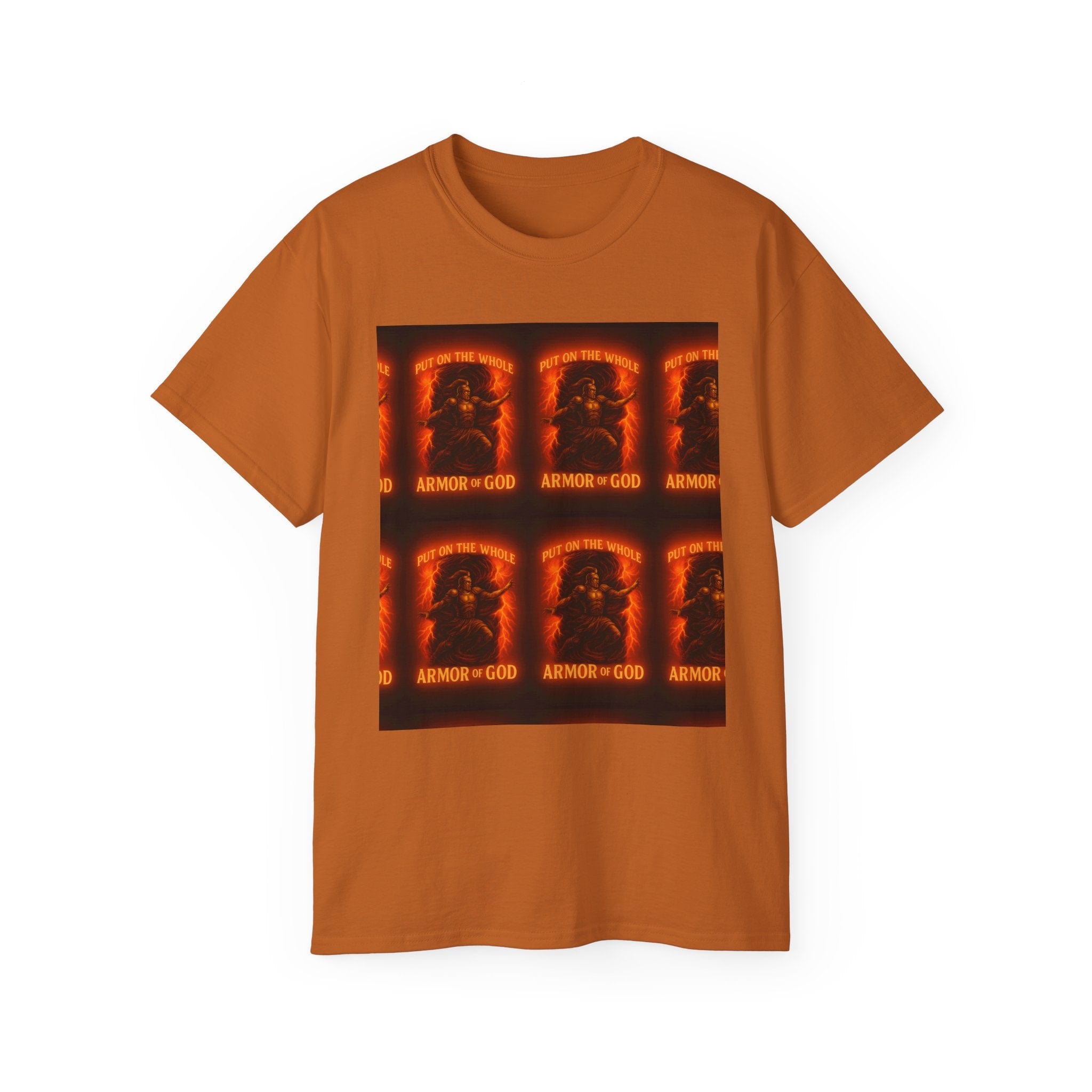 JKFstylez T-Shirt Texas Orange / S Spiritual Armor Graphic Tee | Unisex Cotton T-Shirt