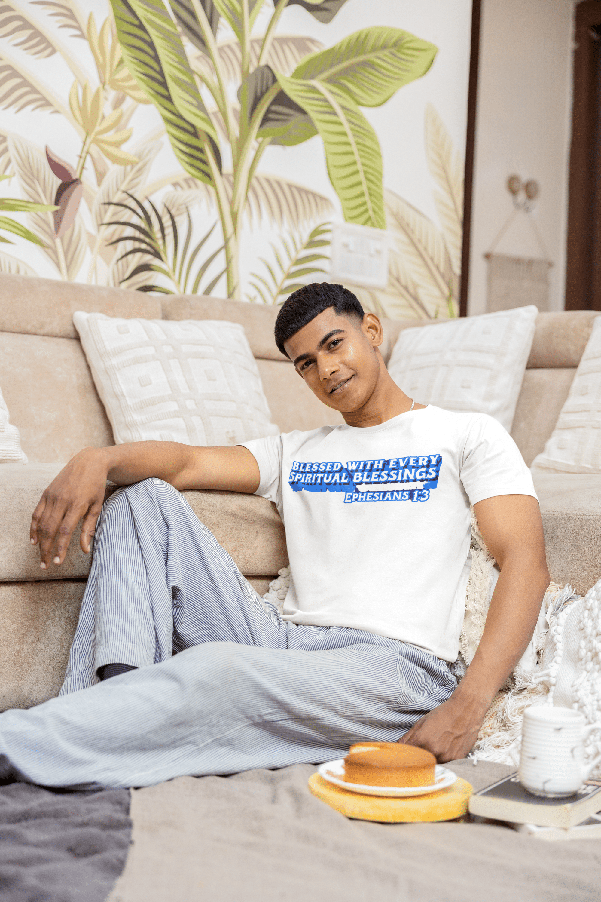 JKFstylez T-Shirt Unisex Blessed Cotton Tee