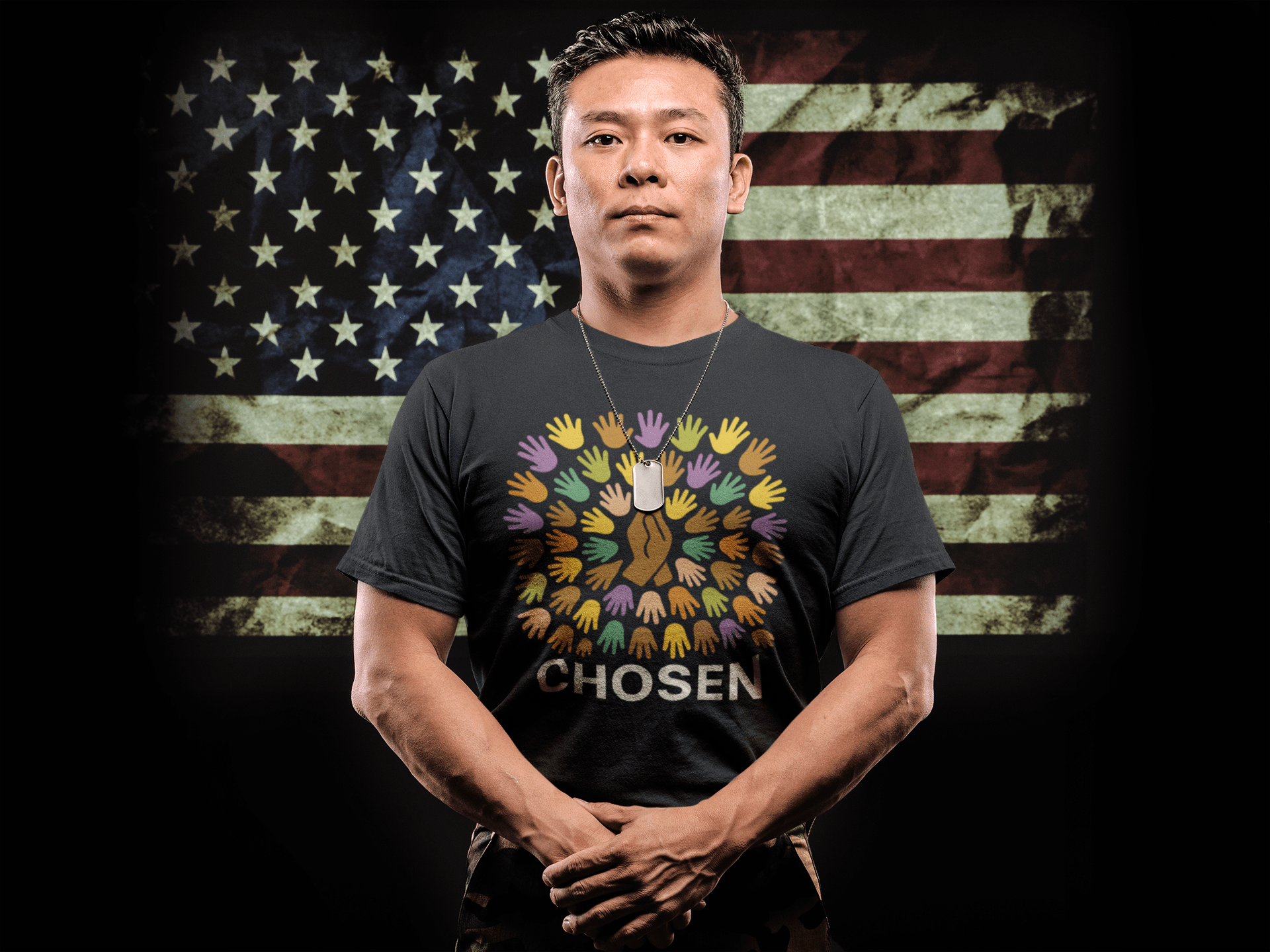 JKFstylez T-Shirt Unisex Chosen Hands Tee