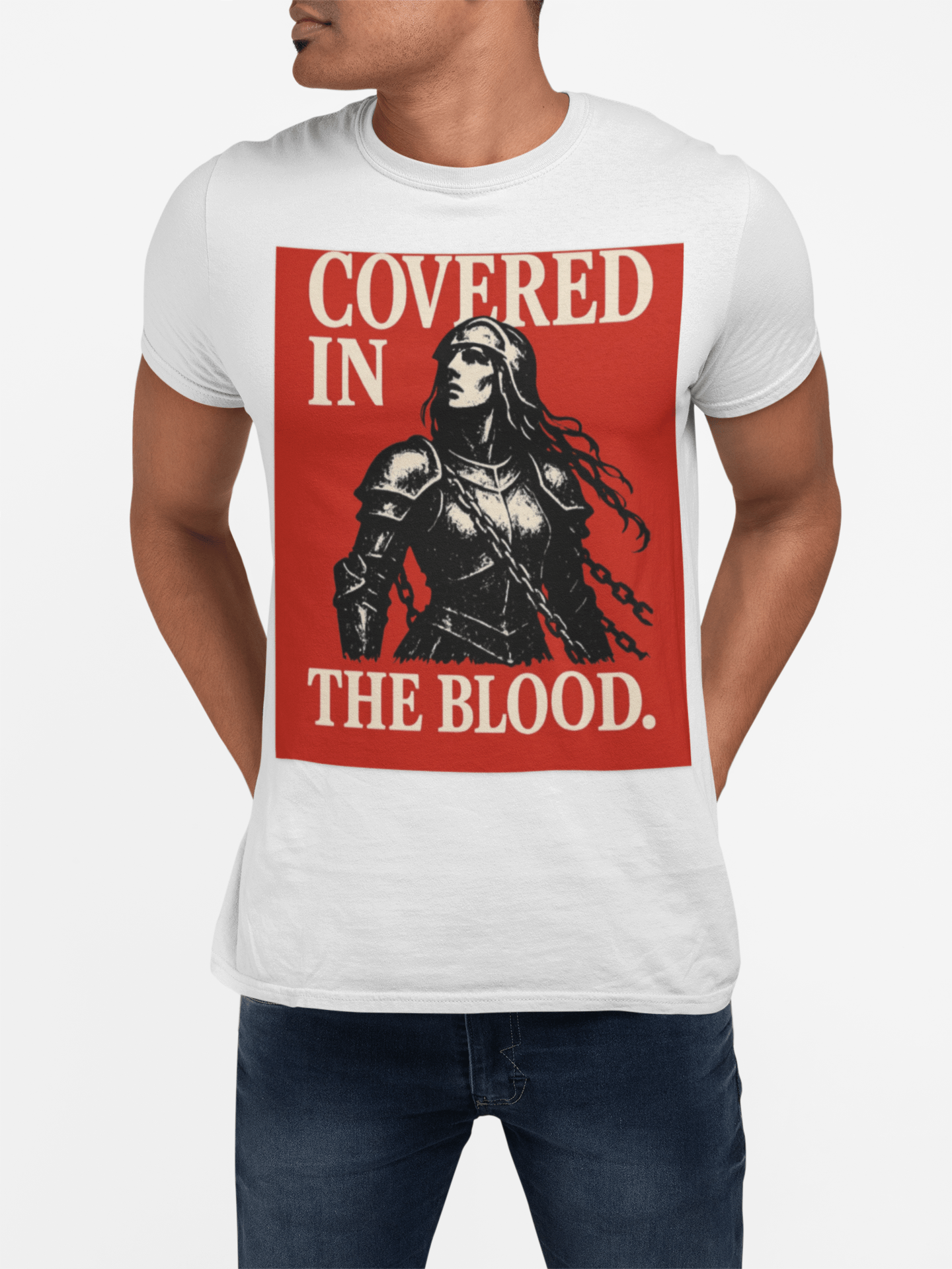 JKFstylez T-Shirt Unisex Covered in the Blood Unisex Heavy Cotton Tee