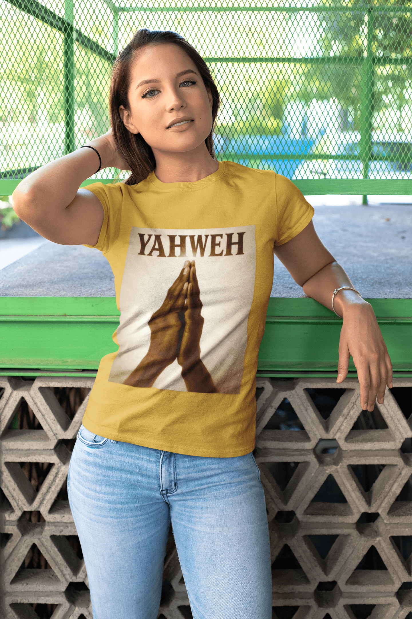 JKFstylez T-Shirt UniseX Faith Inspired Yahweh Tee,