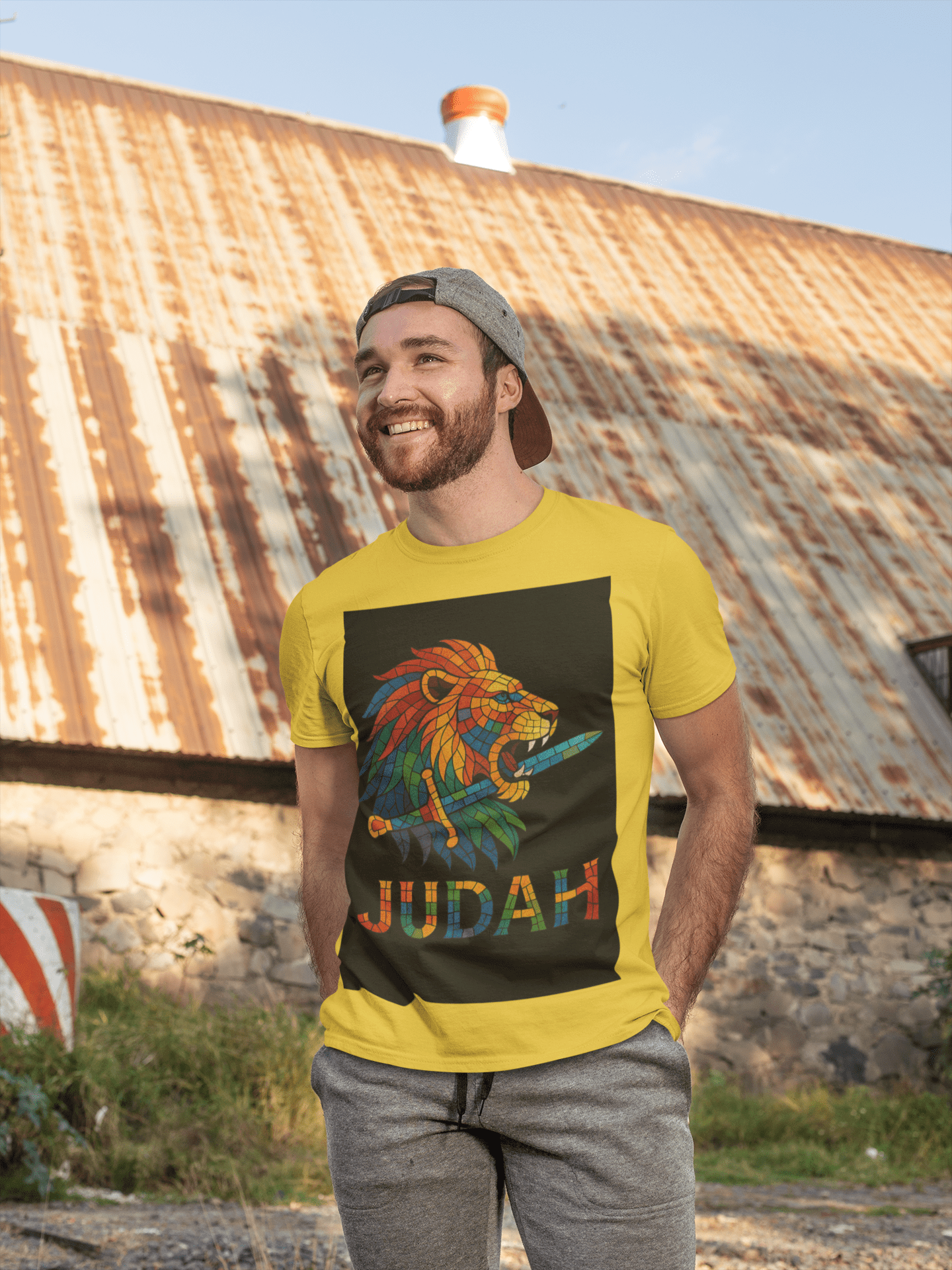 JKFstylez T-Shirt Unisex Judah Graphic Short Sleeve Tee