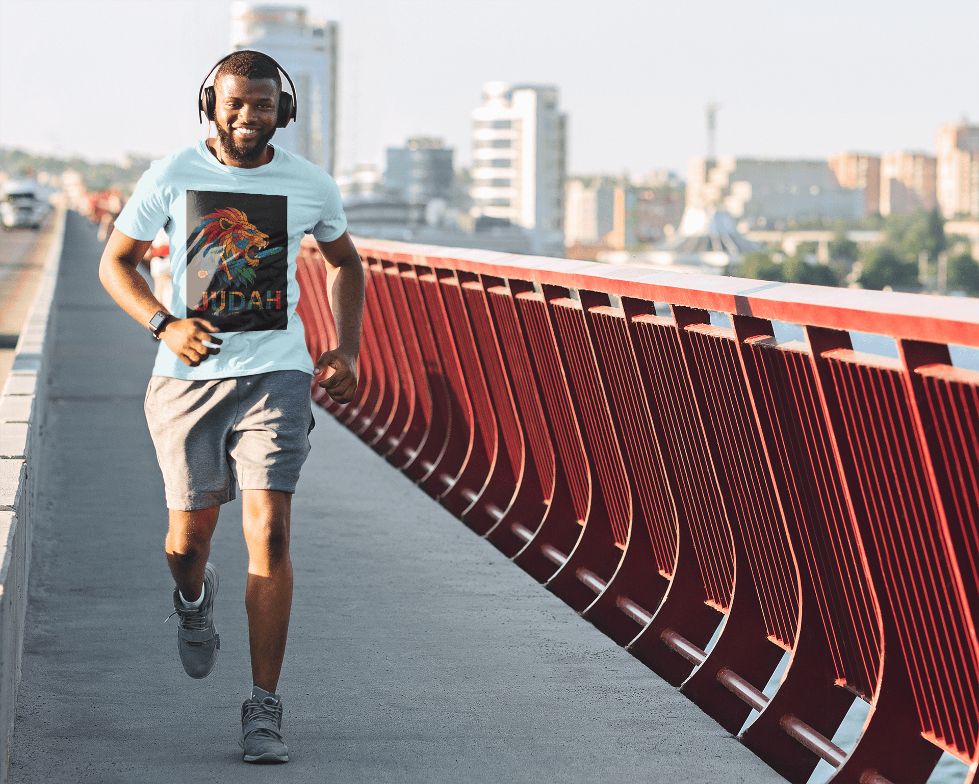 JKFstylez T-Shirt Unisex Judah Graphic Short Sleeve Tee