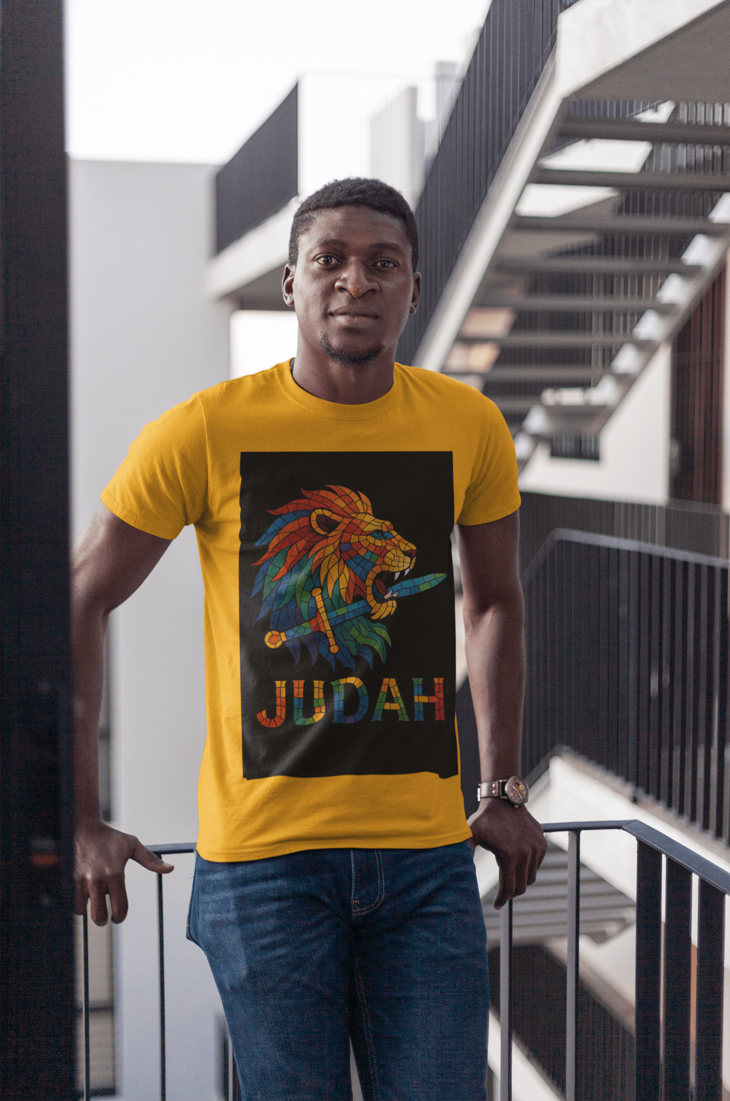 JKFstylez T-Shirt Unisex Judah Graphic Short Sleeve Tee