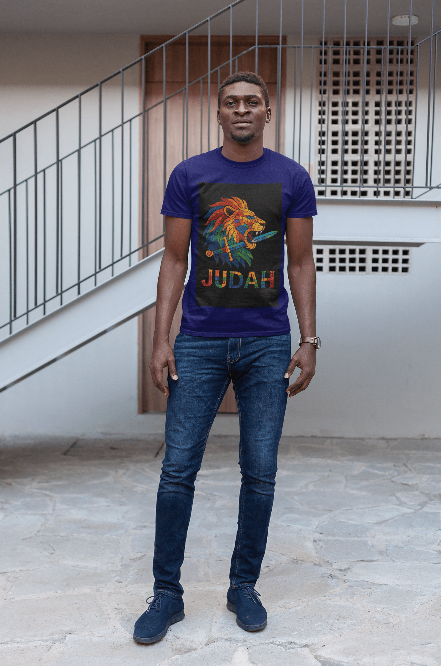 JKFstylez T-Shirt Unisex Judah Graphic Short Sleeve Tee