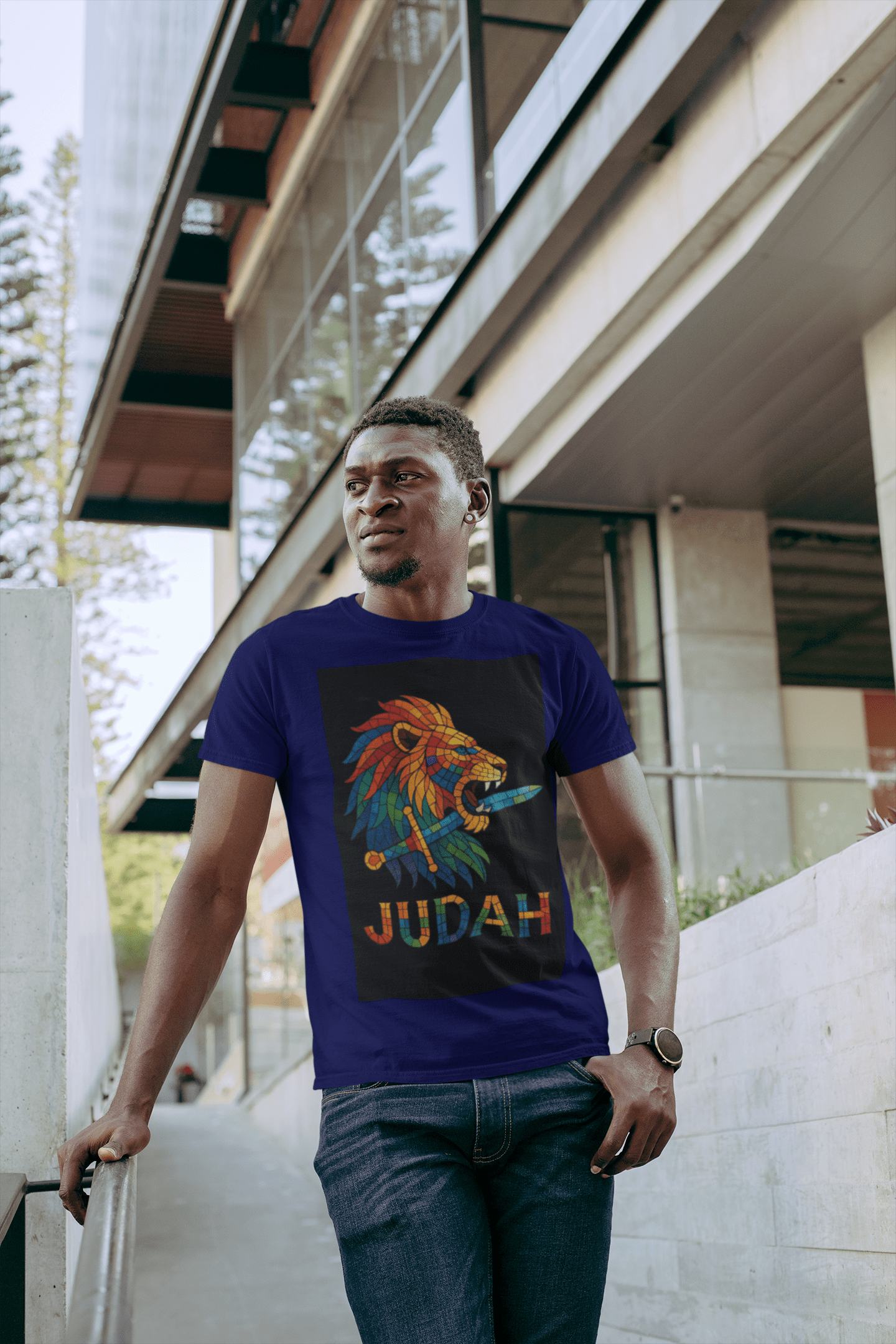 JKFstylez T-Shirt Unisex Judah Graphic Short Sleeve Tee