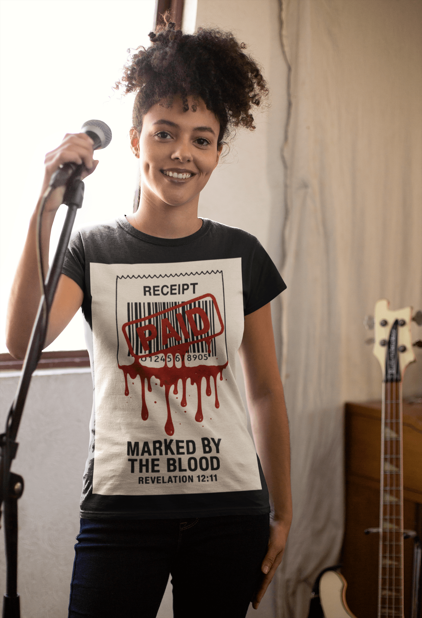 JKFstylez T-Shirt Unisex Marked By The Blood Revelation Tee