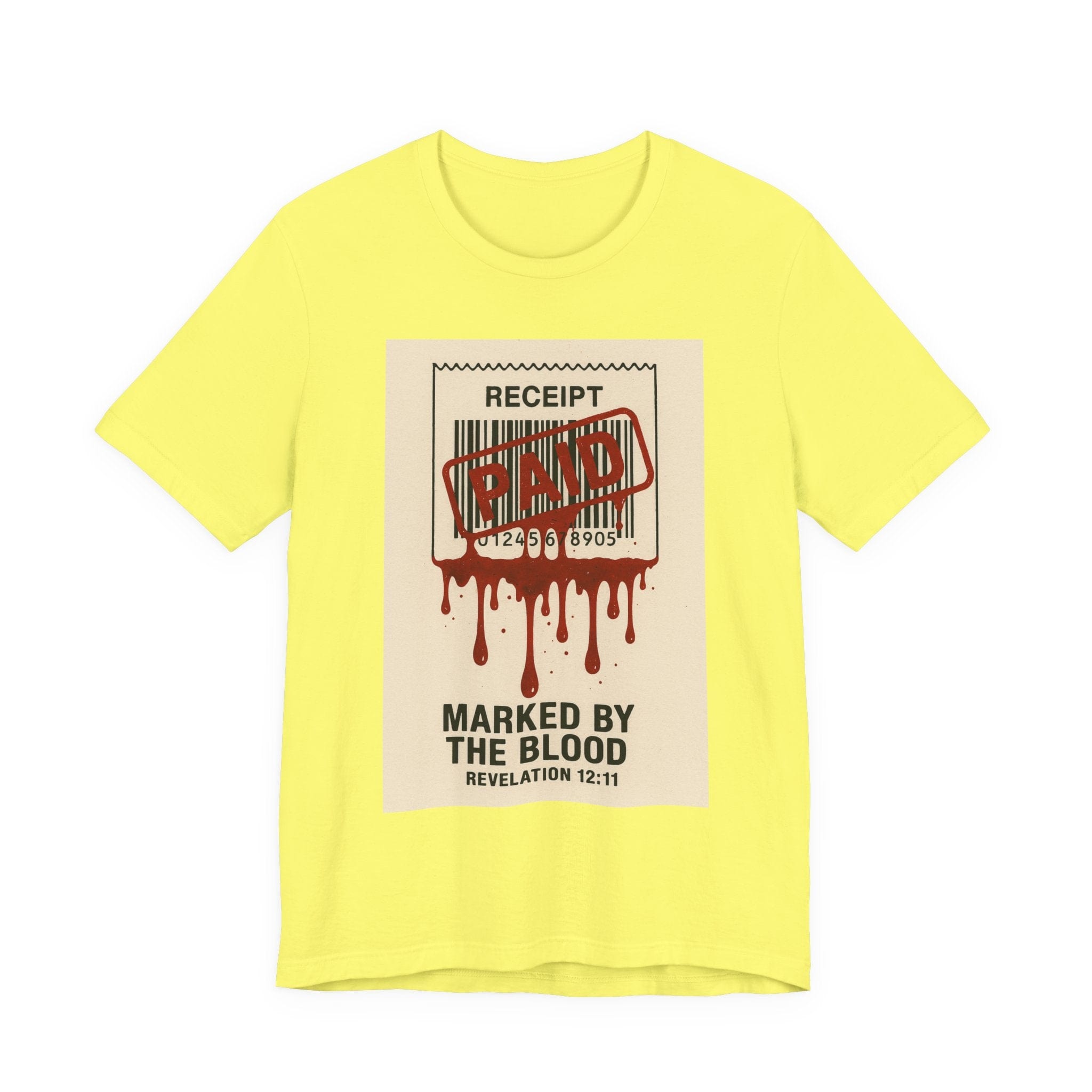 JKFstylez T-Shirt Unisex Marked By The Blood Revelation Tee