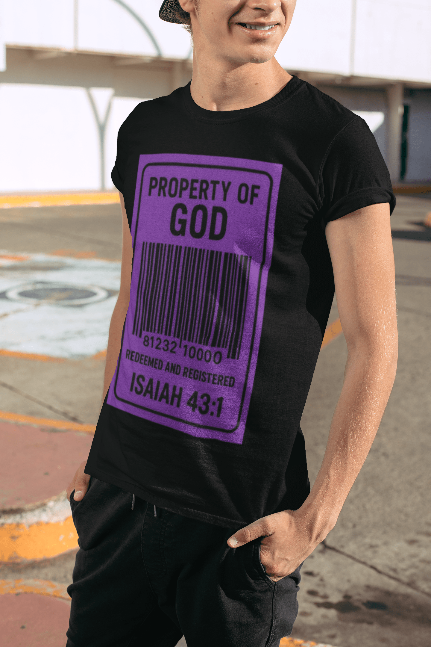 JKFstylez T-Shirt Unisex Property of God Tee