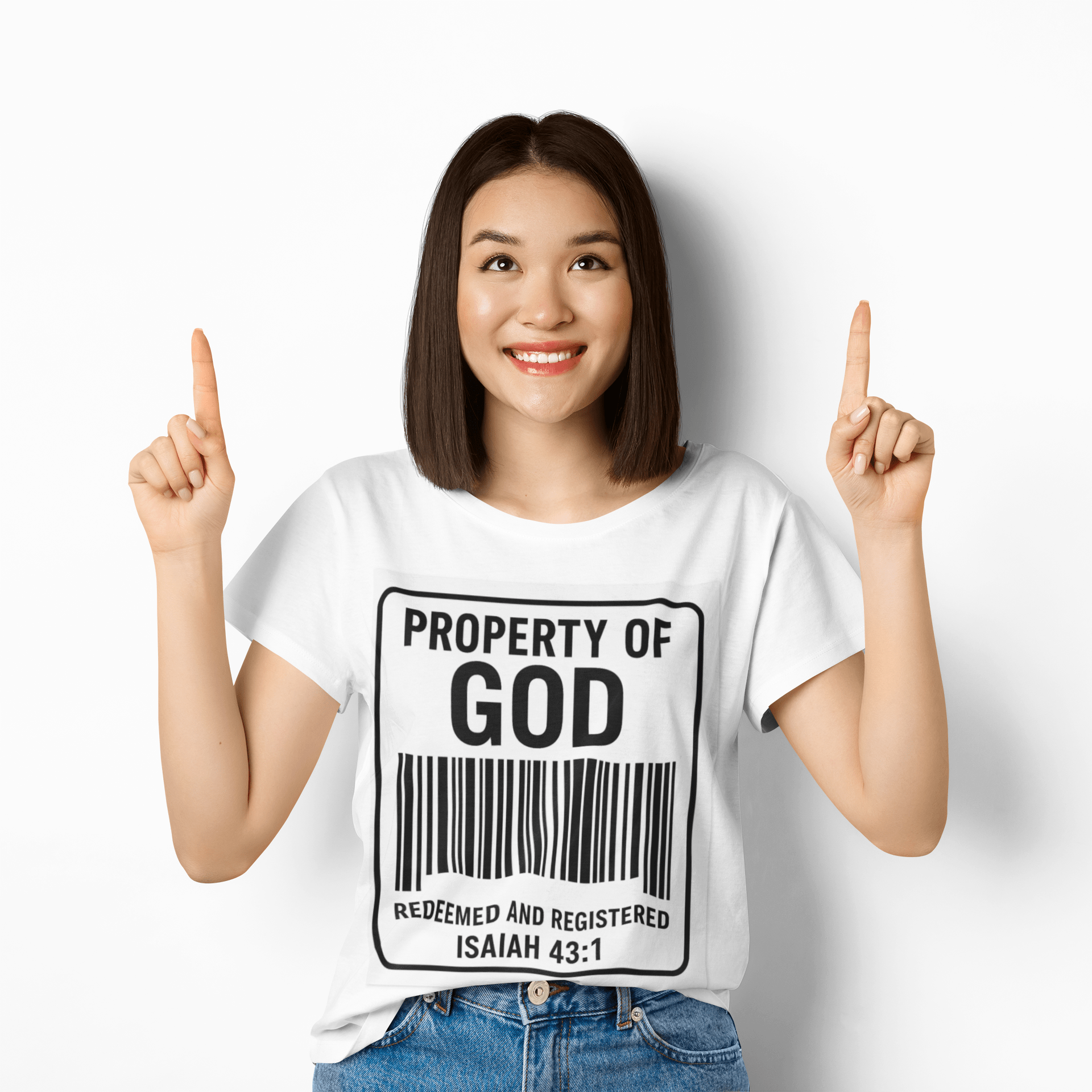 JKFstylez T-Shirt Unisex Property of God Ultra Cotton Tee