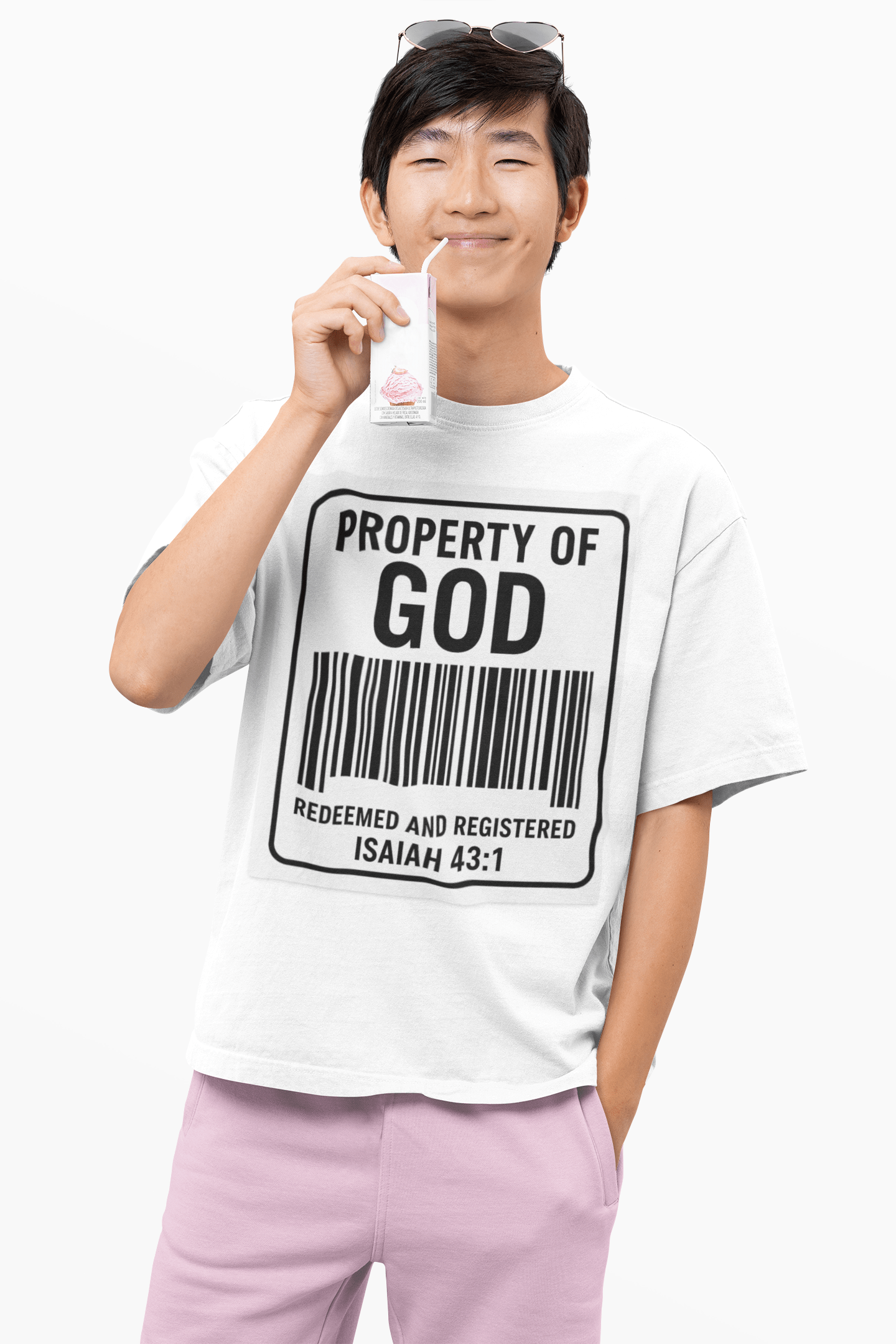 JKFstylez T-Shirt Unisex Property of God Ultra Cotton Tee
