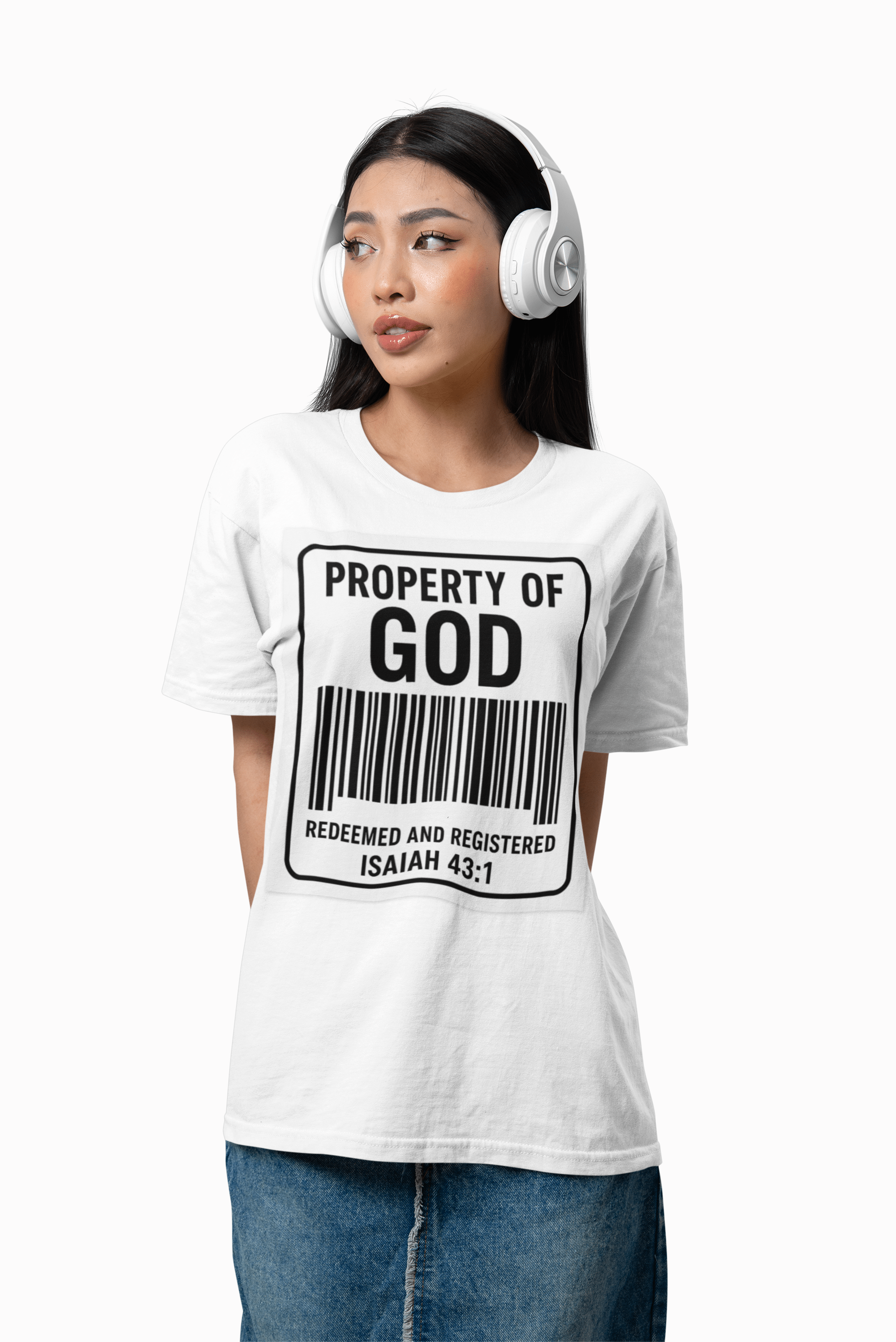 JKFstylez T-Shirt Unisex Property of God Ultra Cotton Tee