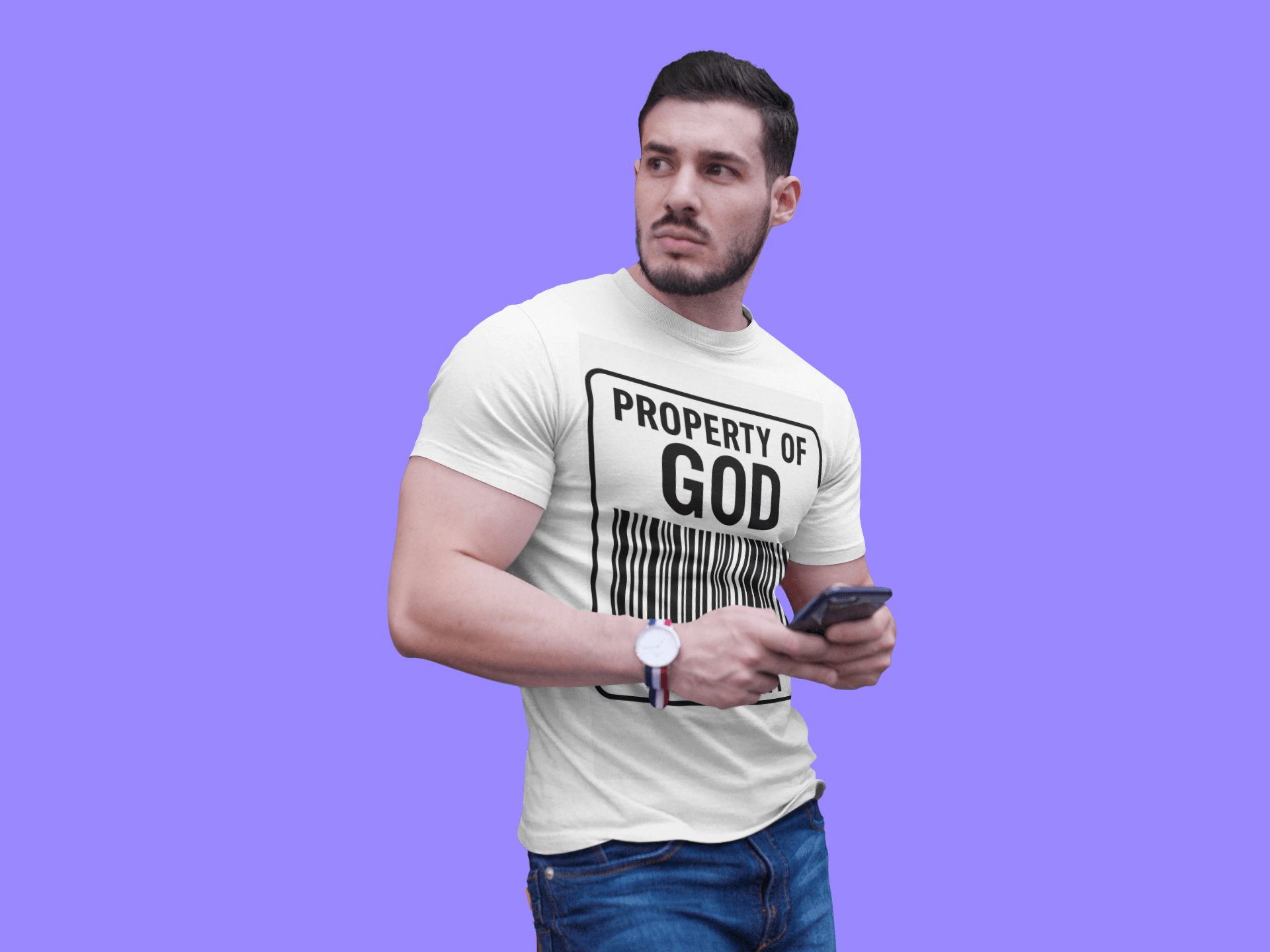 JKFstylez T-Shirt Unisex Property of God Ultra Cotton Tee