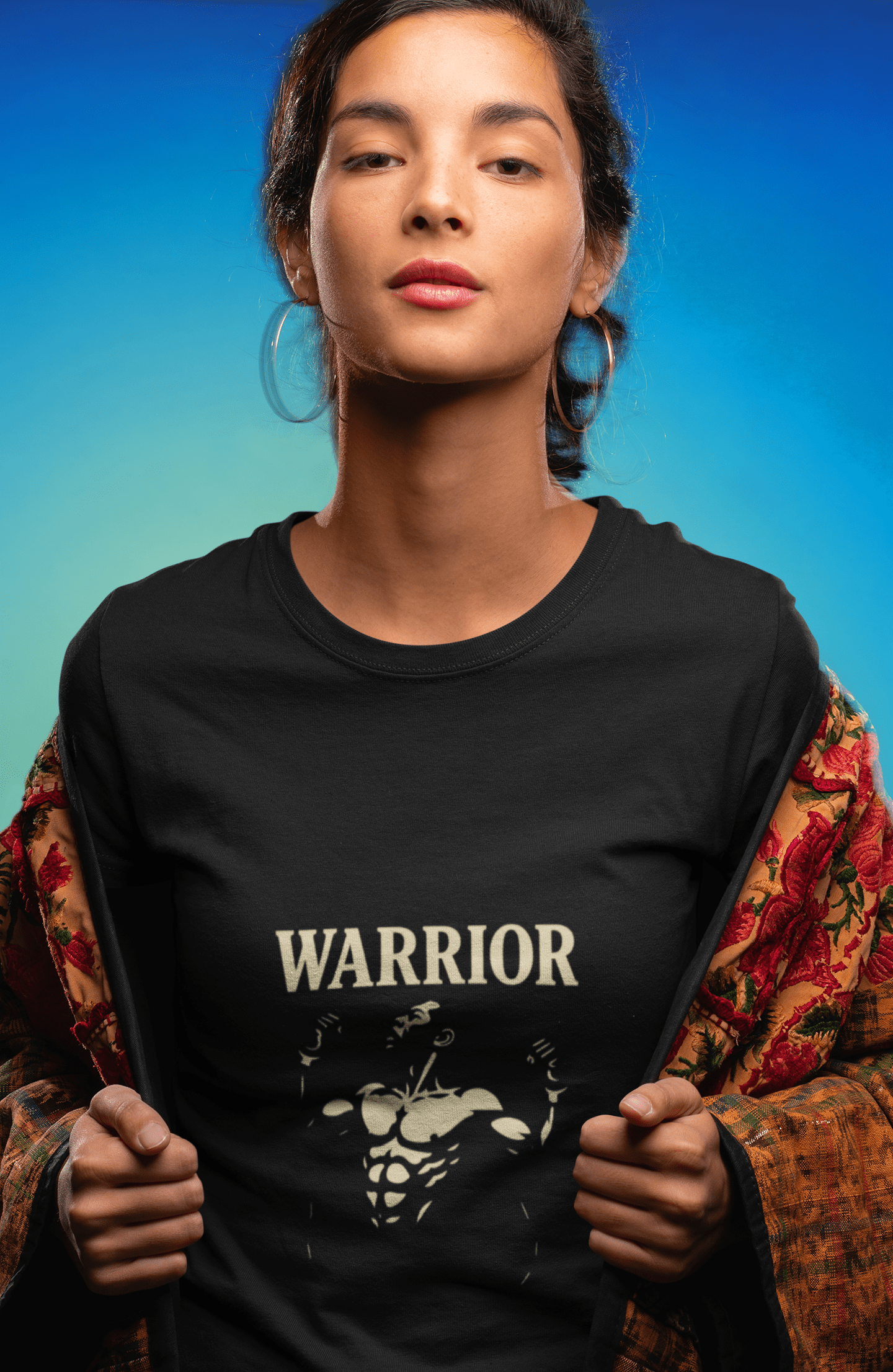 JKFstylez T-Shirt Unisex Warrior For God Short Sleeve T-shirt