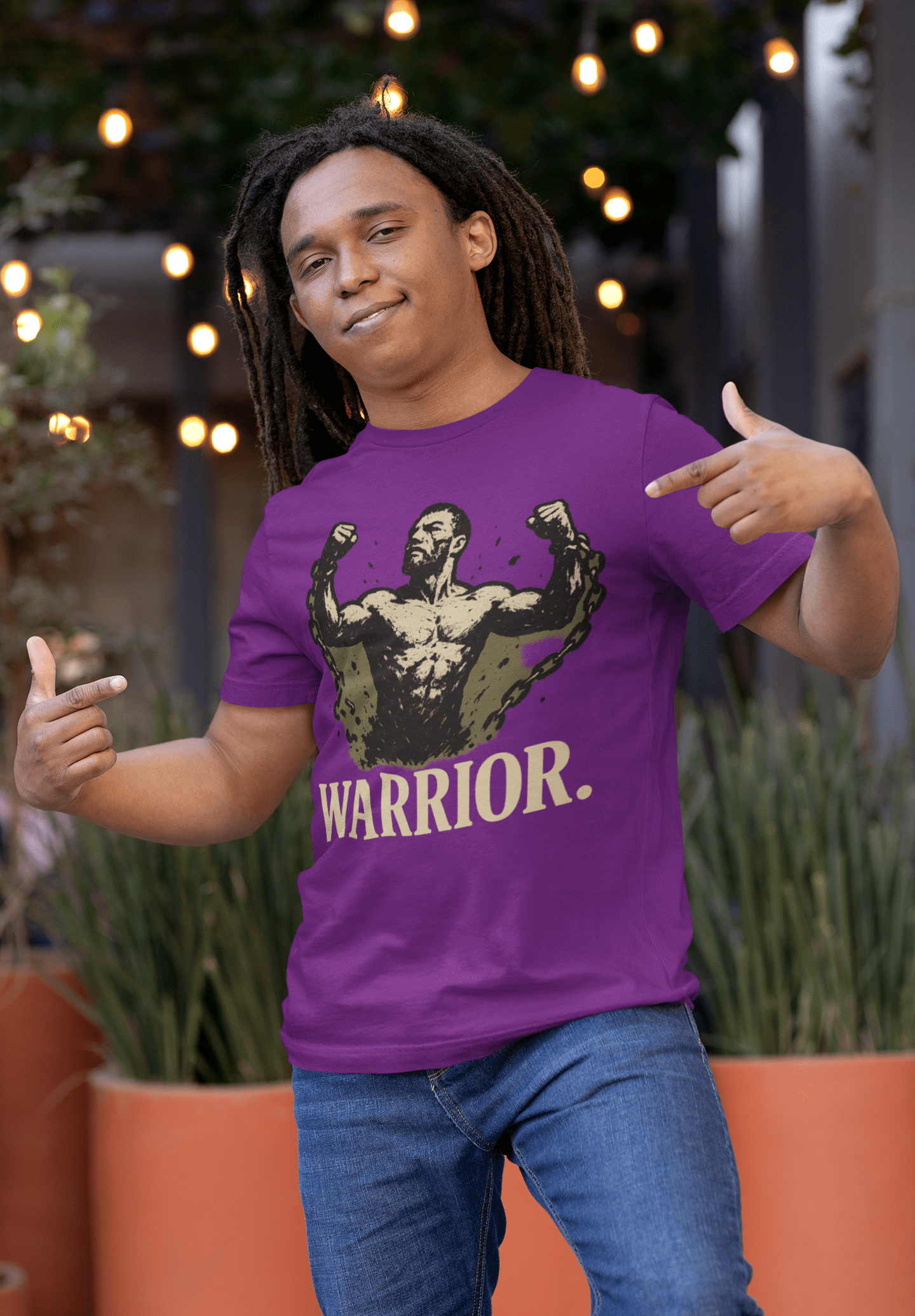 JKFstylez T-Shirt Unisex Warrior Jersey T-Shirt