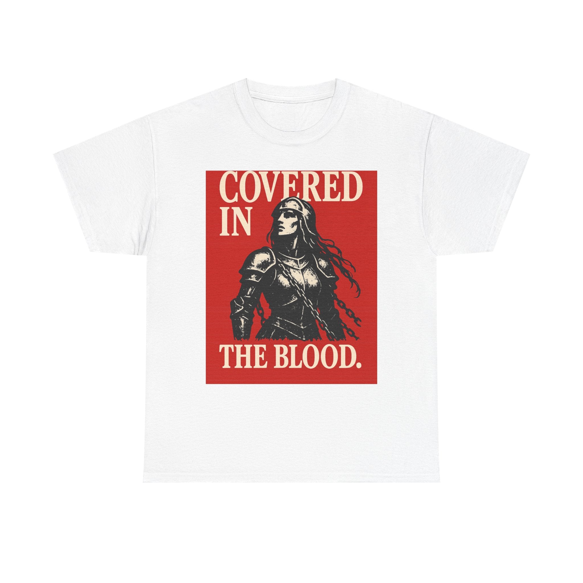 JKFstylez T-Shirt White / S Unisex Covered in the Blood Unisex Heavy Cotton Tee
