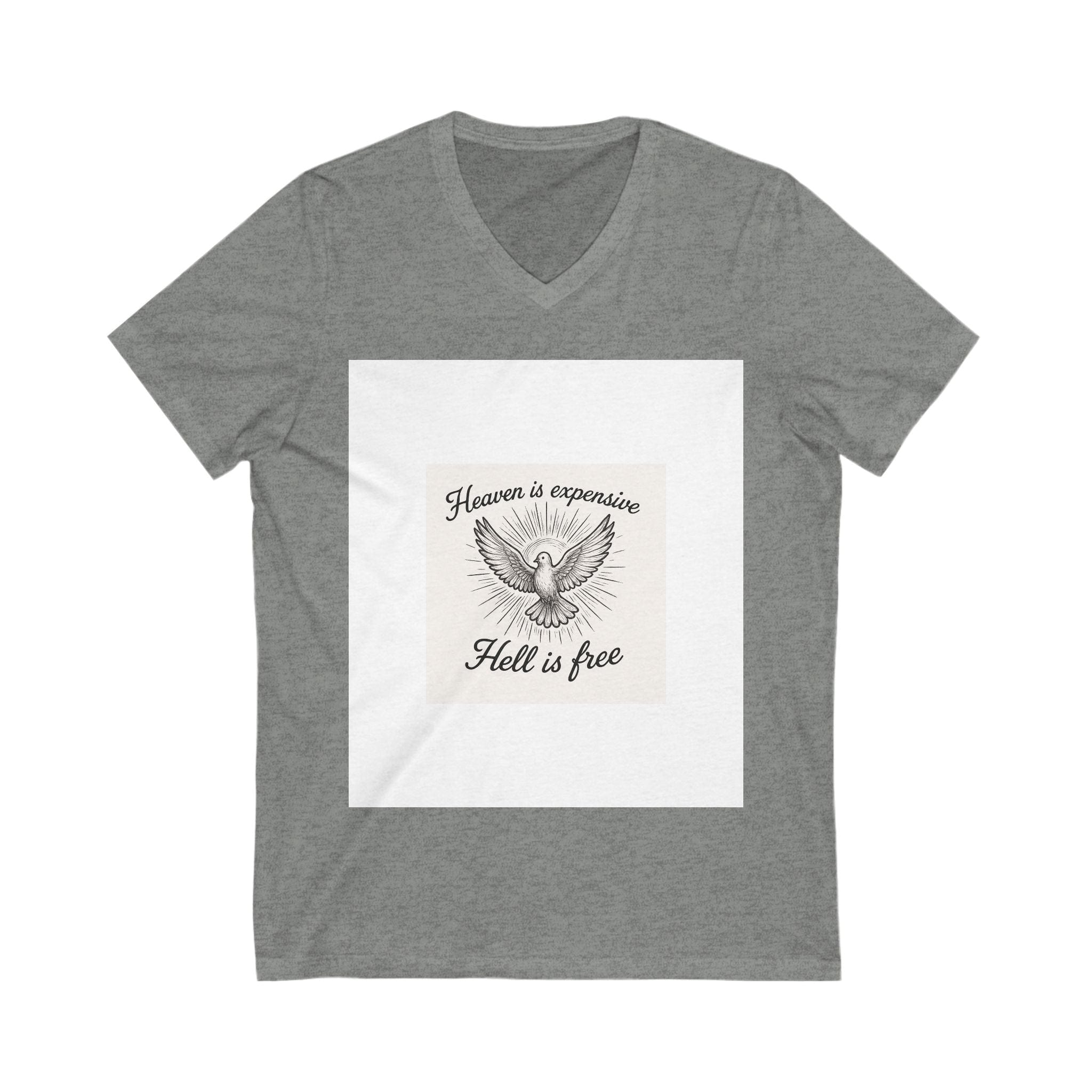 JKFstylez V-neck Deep Heather / S Unisex T-Shirt