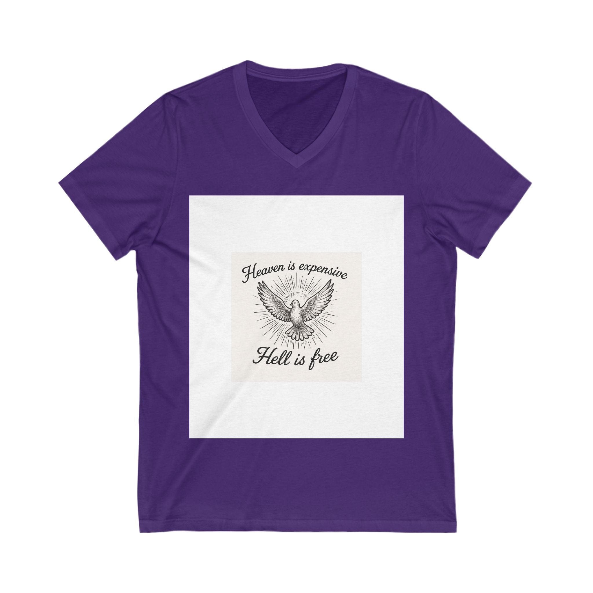 JKFstylez V-neck Team Purple / S Unisex T-Shirt