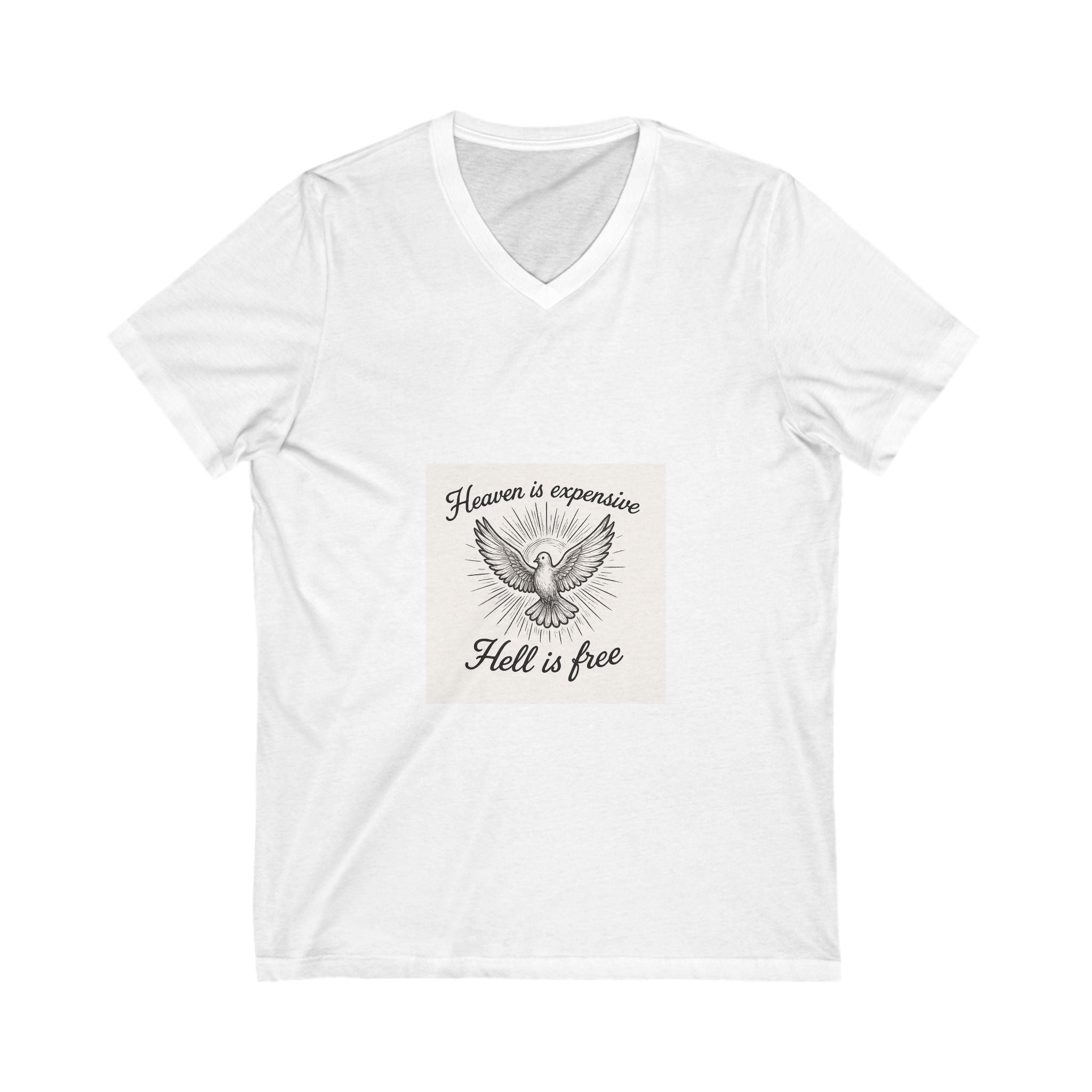 JKFstylez V-neck White / S Unisex T-Shirt