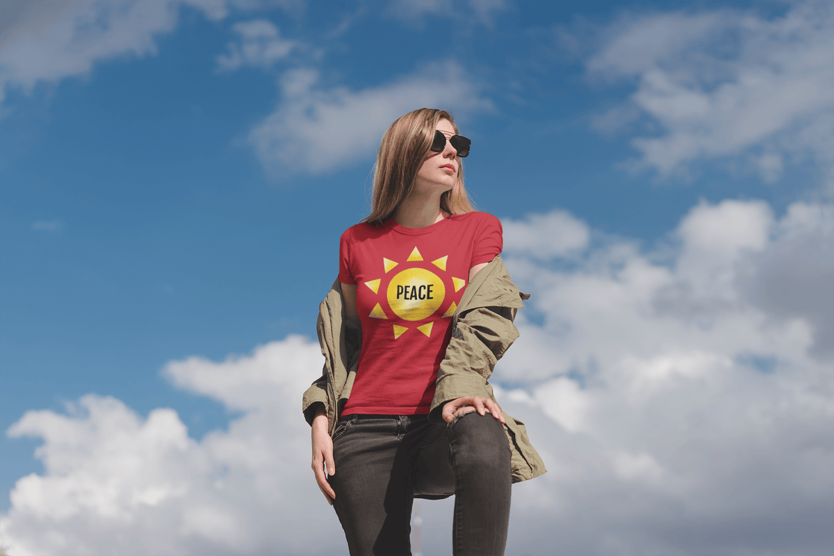 Printify T-Shirt Fruit of the SPirit Sunshine Sun Symbol T-Shirt